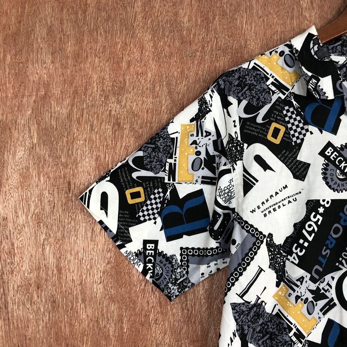 Japanese Brand DLL Rally Boy button up full print vintage shirt #1676 Size US S / EU 44-46 / 1 - 5 Thumbnail