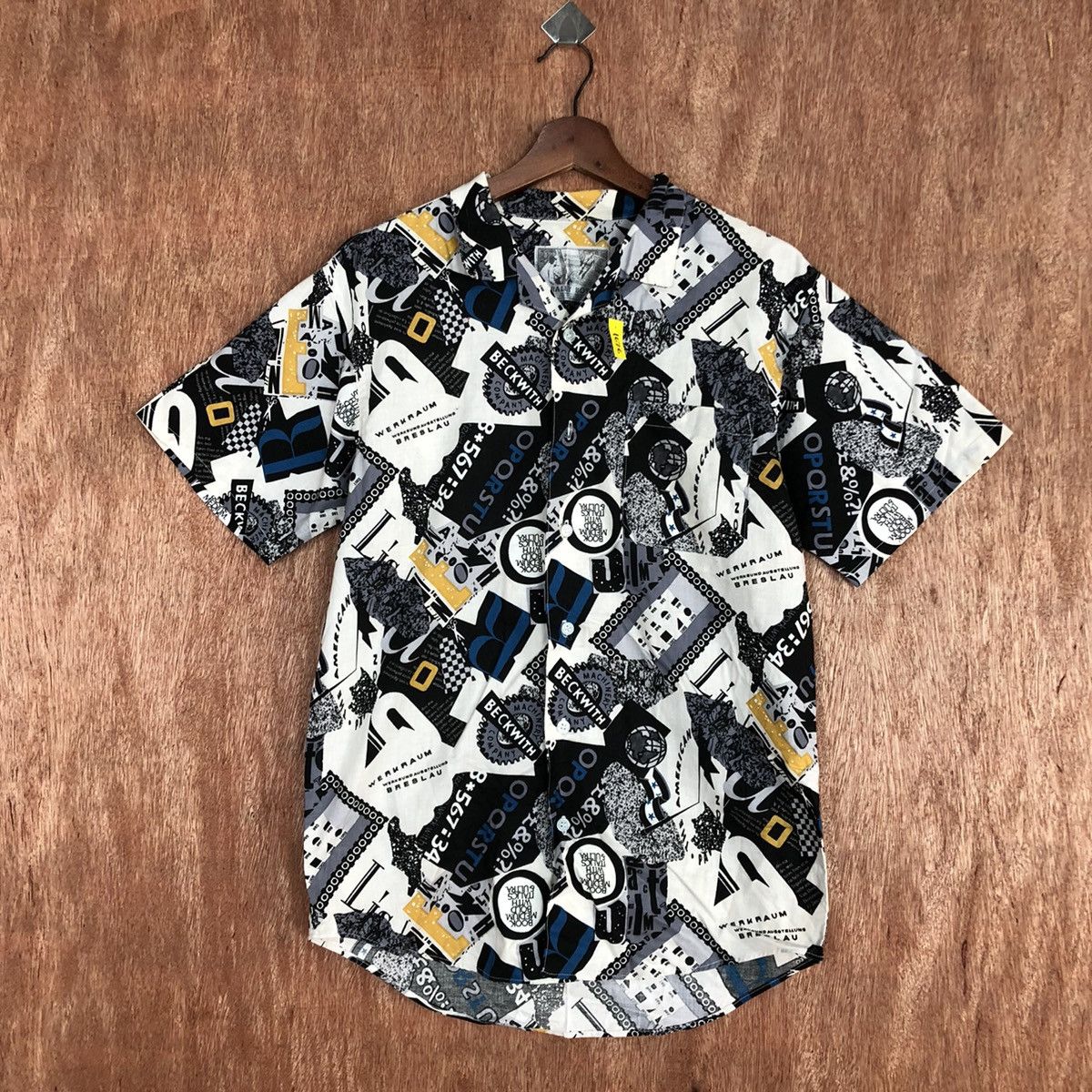 Japanese Brand DLL Rally Boy button up full print vintage shirt #1676 Size US S / EU 44-46 / 1 - 1 Thumbnail