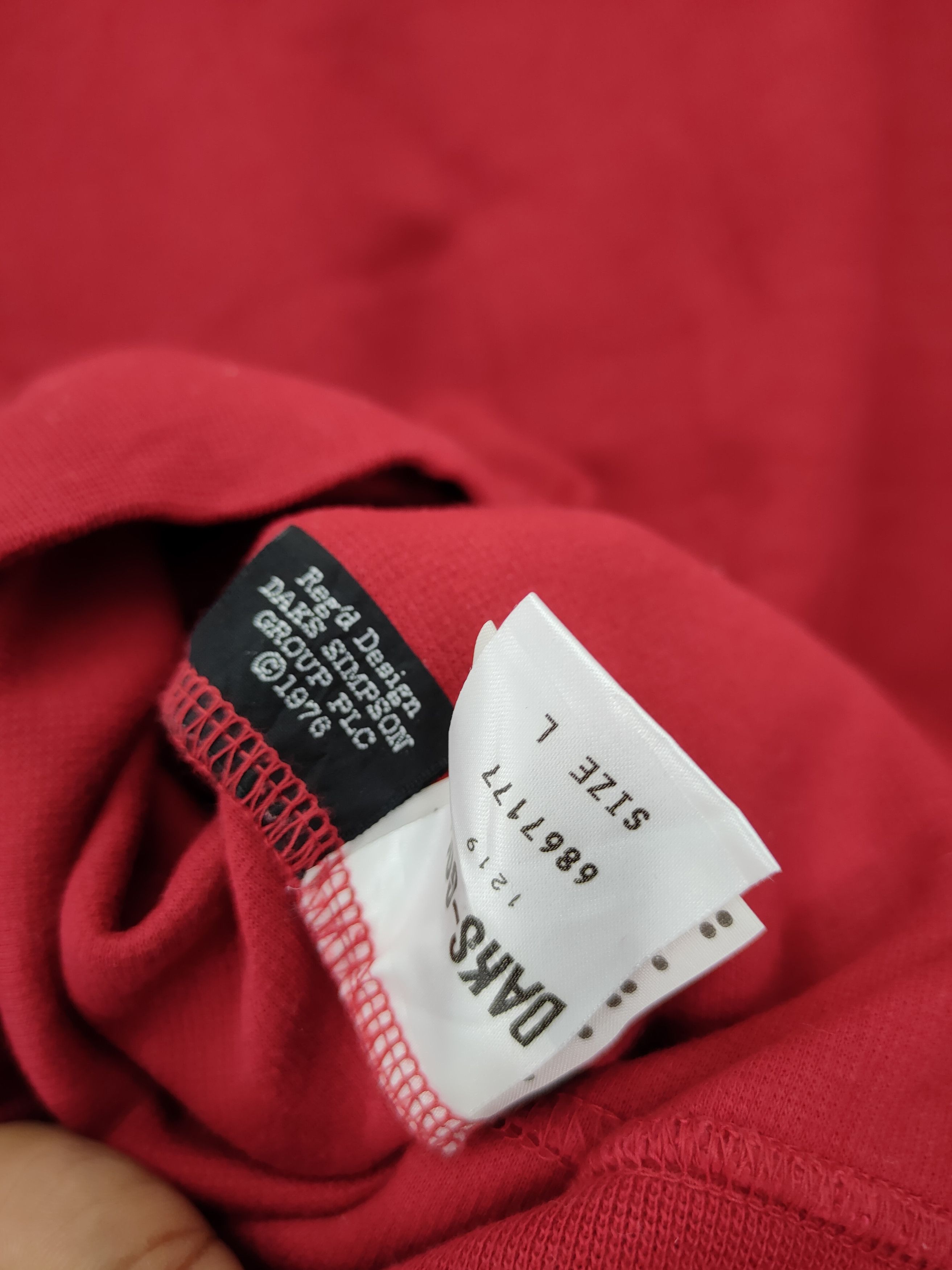 DAKS DL Daks sweatshirt golf red like burberry #444 Size US M / EU 48-50 / 2 - 10 Thumbnail