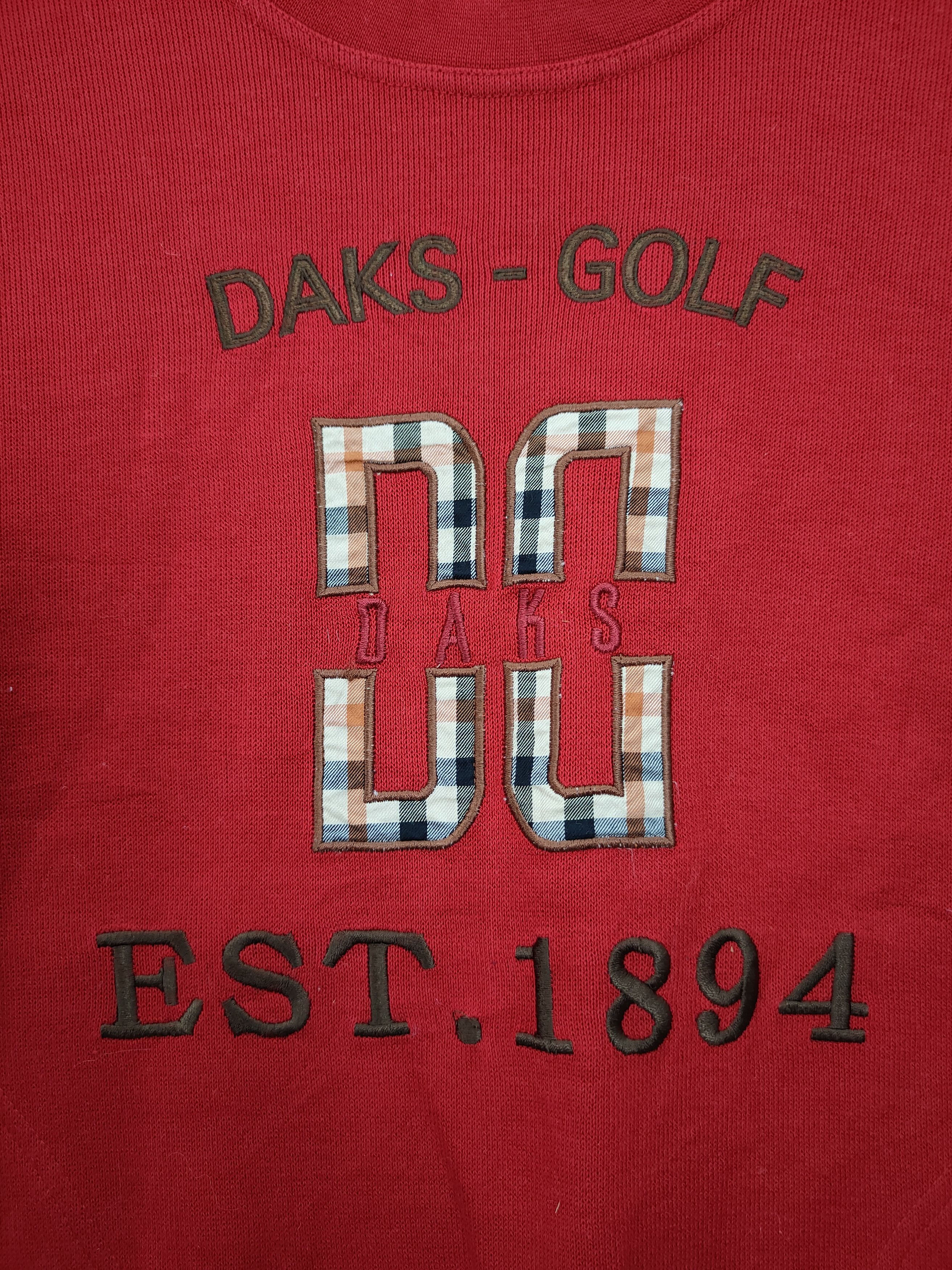 DAKS DL Daks sweatshirt golf red like burberry #444 Size US M / EU 48-50 / 2 - 4 Thumbnail