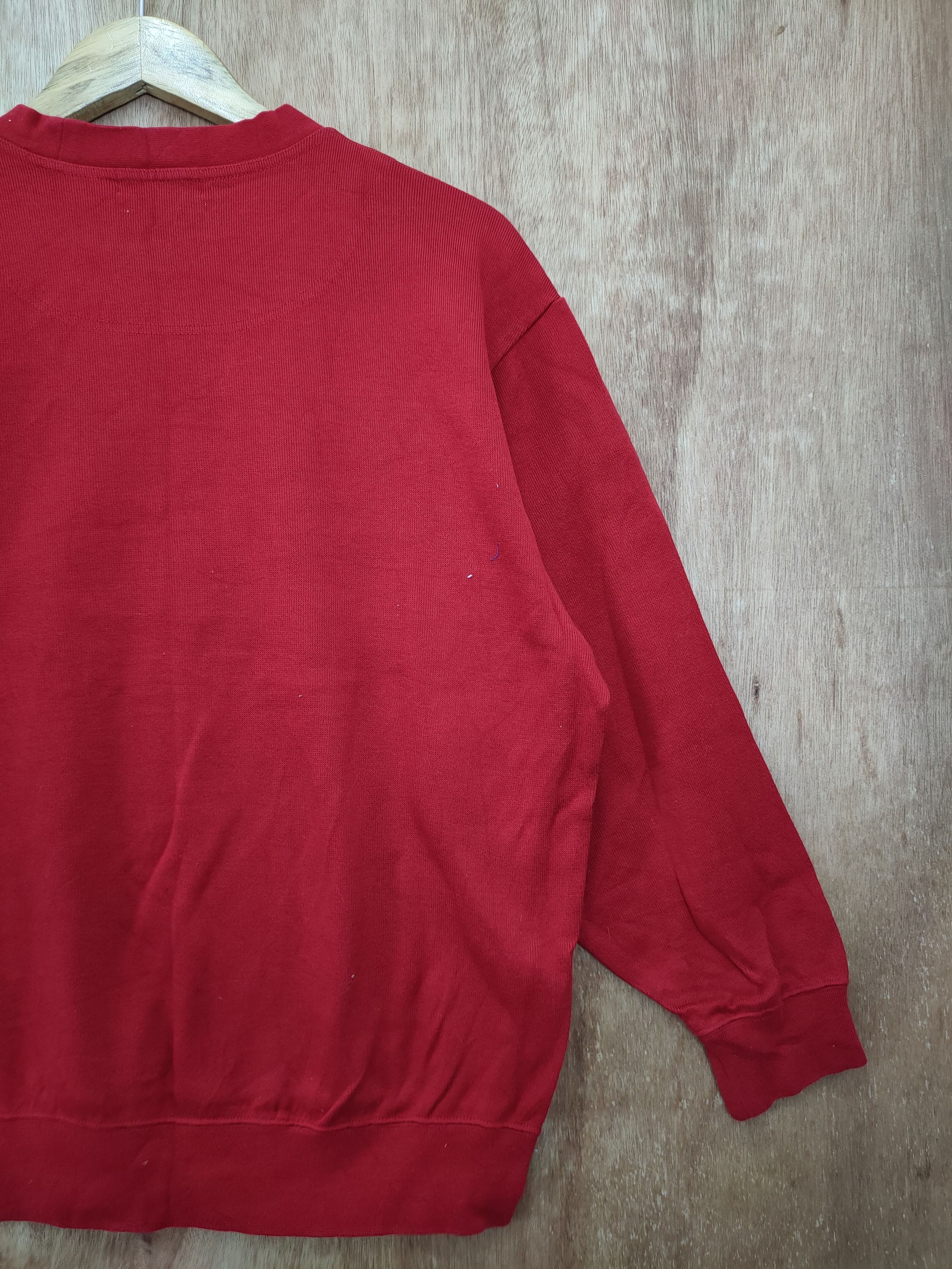 DAKS DL Daks sweatshirt golf red like burberry #444 Size US M / EU 48-50 / 2 - 8 Thumbnail