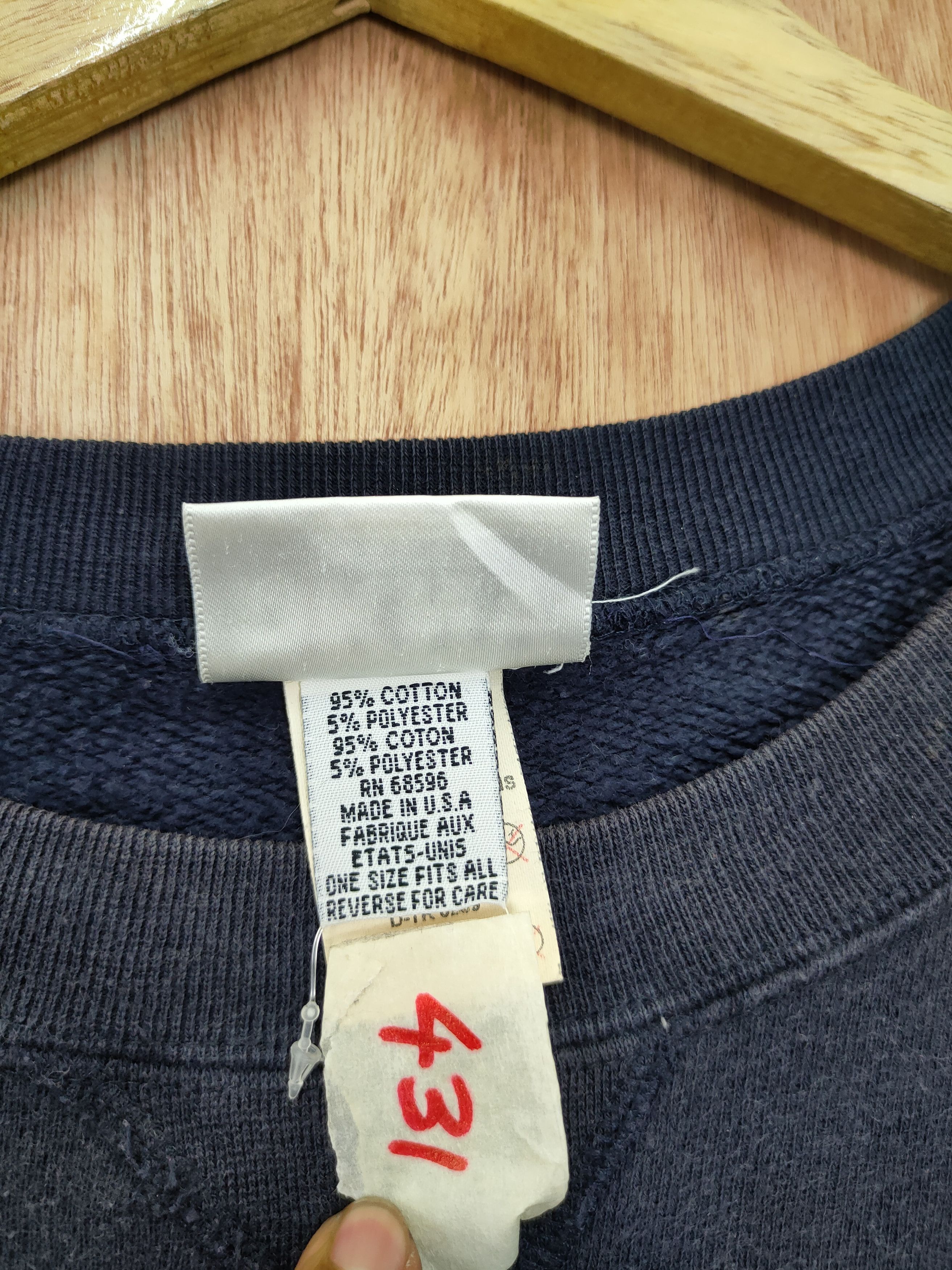 DKNY DL DKNY USA big spell dirty thrashed baggie sweatshirt #431 Size US L / EU 52-54 / 3 - 7 Thumbnail