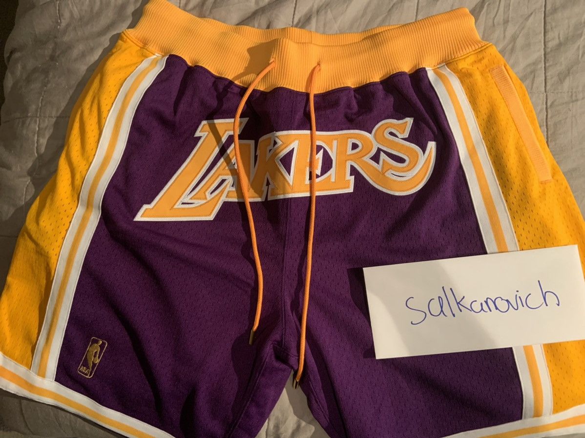 Just Don x LA Lakers Shorts Bottoms