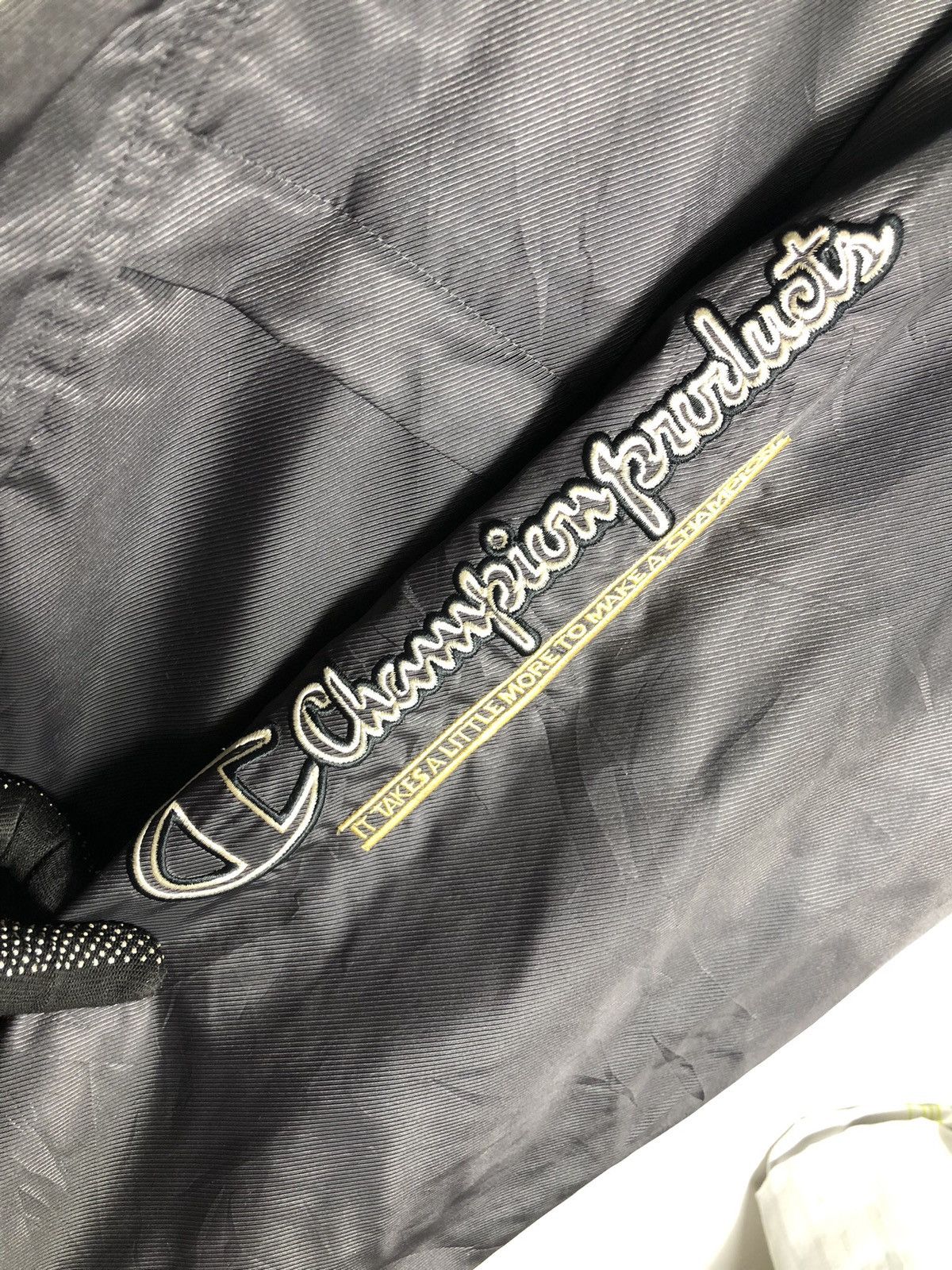 Champion × Vintage Vintage Champion Big logo long jacket Size US XL / EU 56 / 4 - 6 Thumbnail