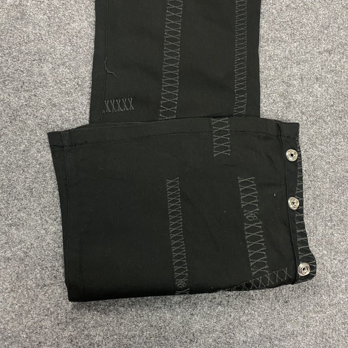 H.ANARCHISM PLUS FOR H.NAOTO BONDAGE PUNK FLARE BOOTCUT PANT