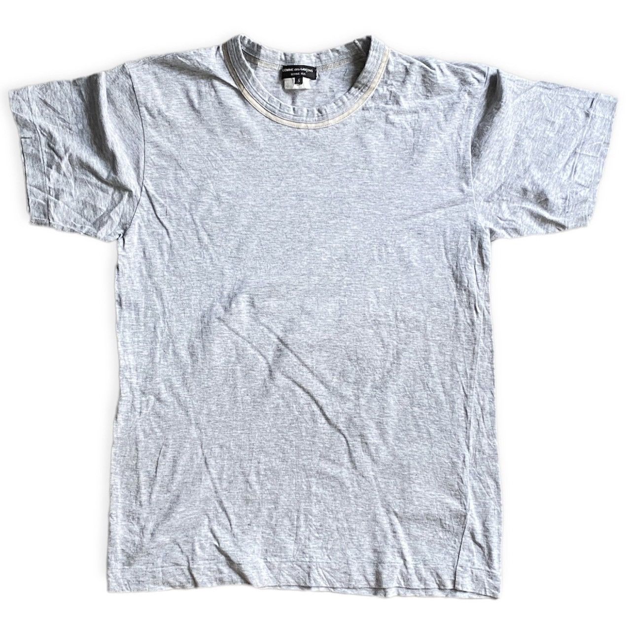 Comme Des Garcons Homme Plus Grey Crew Neck T-Shirt