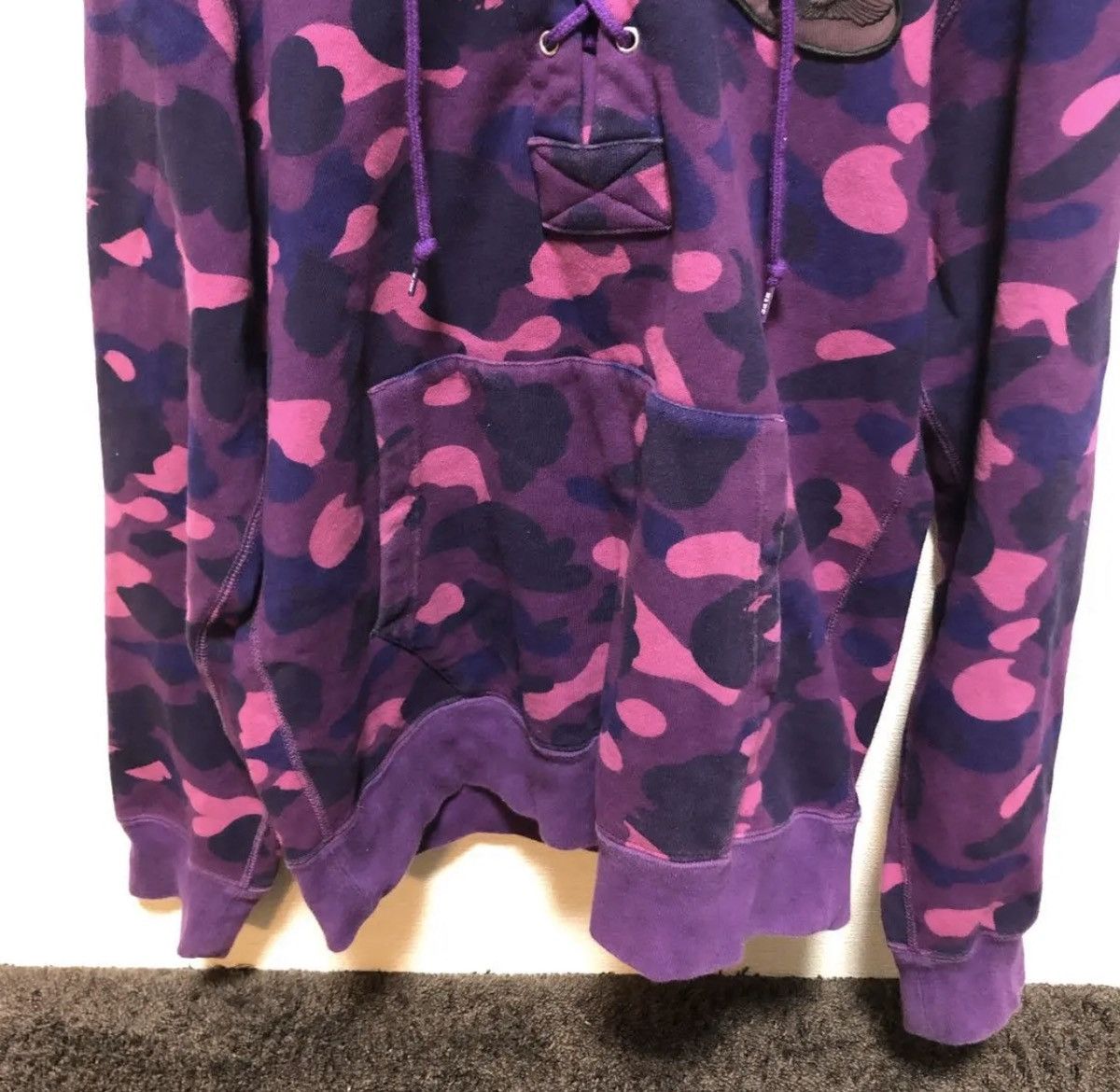 Bape A Bathing Ape purple camo hoodie M Size US M / EU 48-50 / 2 - 24 Thumbnail