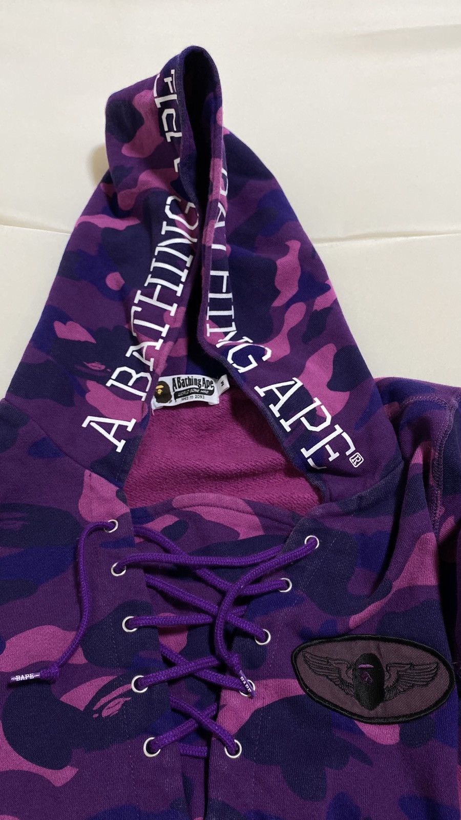 Bape A Bathing Ape purple camo hoodie M Size US M / EU 48-50 / 2 - 17 Thumbnail