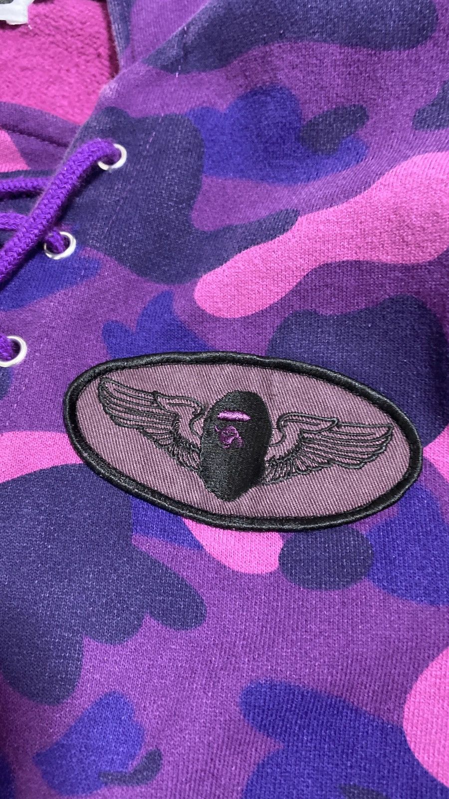 Bape A Bathing Ape purple camo hoodie M Size US M / EU 48-50 / 2 - 8 Thumbnail