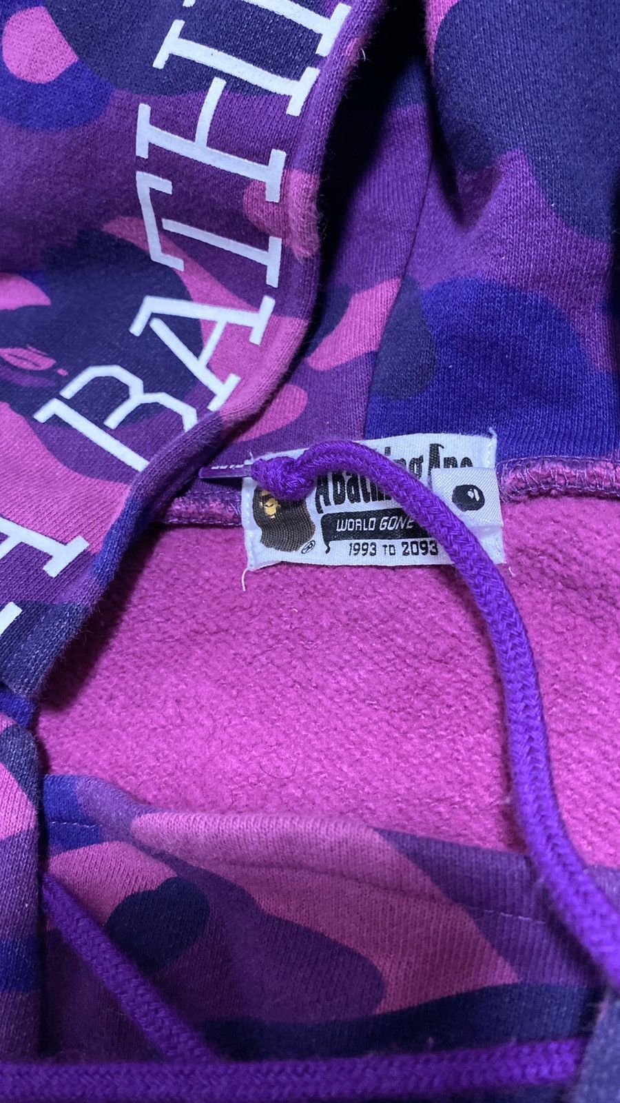 Bape A Bathing Ape purple camo hoodie M Size US M / EU 48-50 / 2 - 12 Thumbnail
