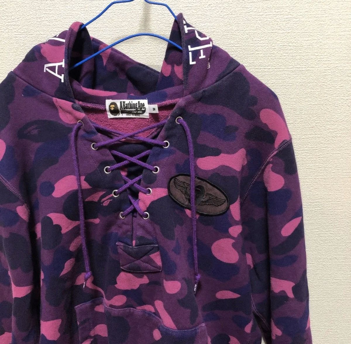 Bape A Bathing Ape purple camo hoodie M Size US M / EU 48-50 / 2 - 23 Thumbnail