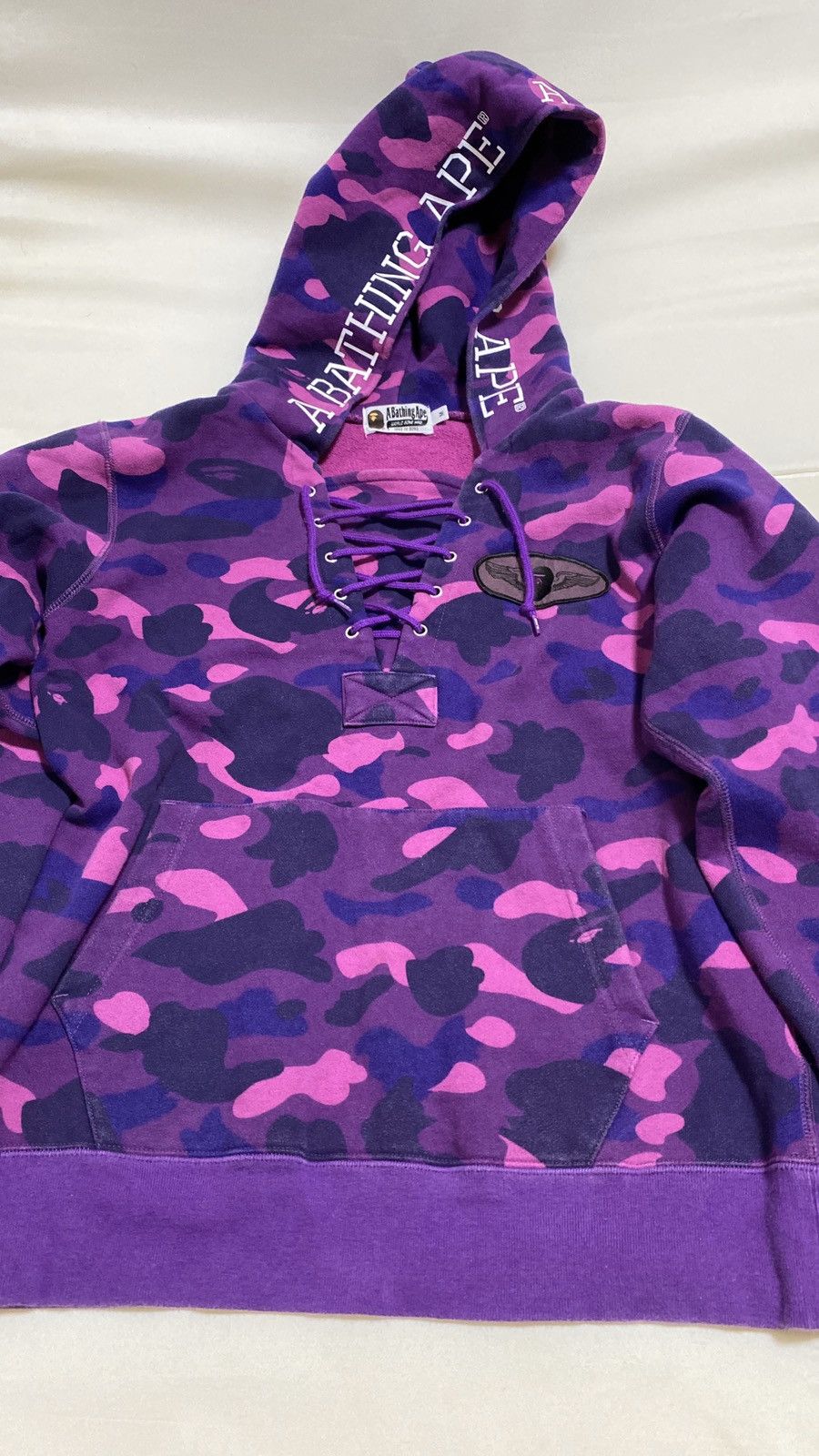 Bape A Bathing Ape purple camo hoodie M Size US M / EU 48-50 / 2 - 2 Thumbnail