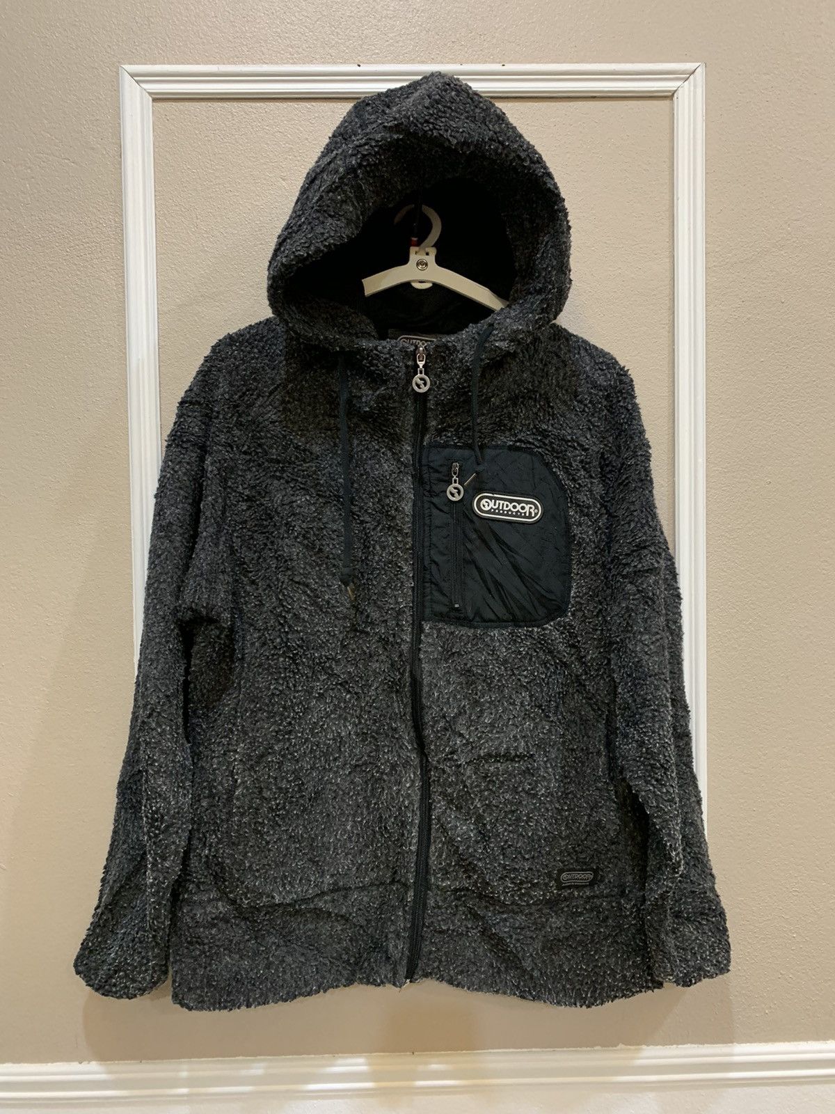 Outdoor life fleece bulky full zipper