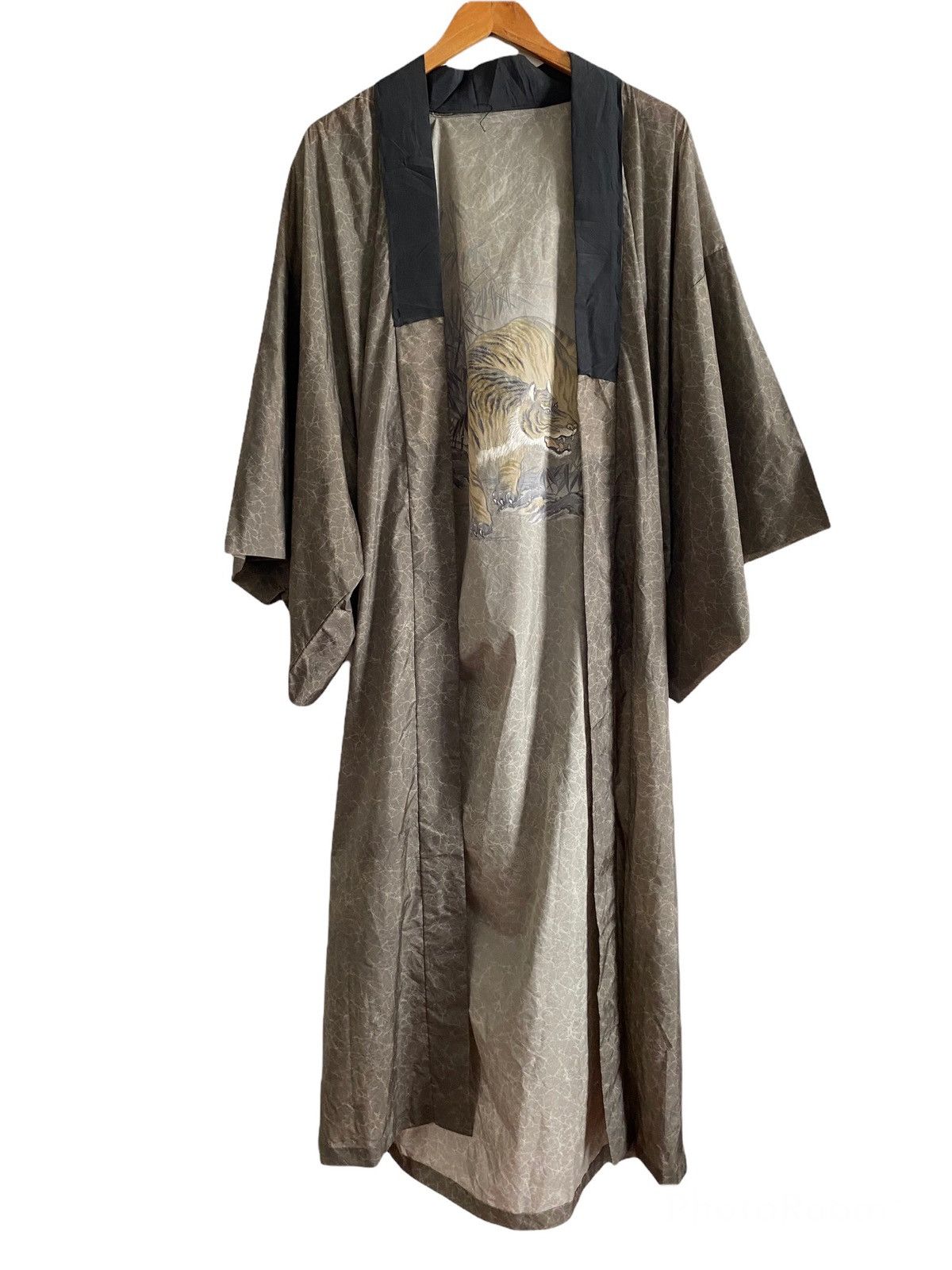 Dragonfly × Japanese Brand × Vintage 🇯🇵Kimono Cardigan Japanese tiger Tech Wear Trench Coat Size US XL / EU 56 / 4 - 2 Thumbnail