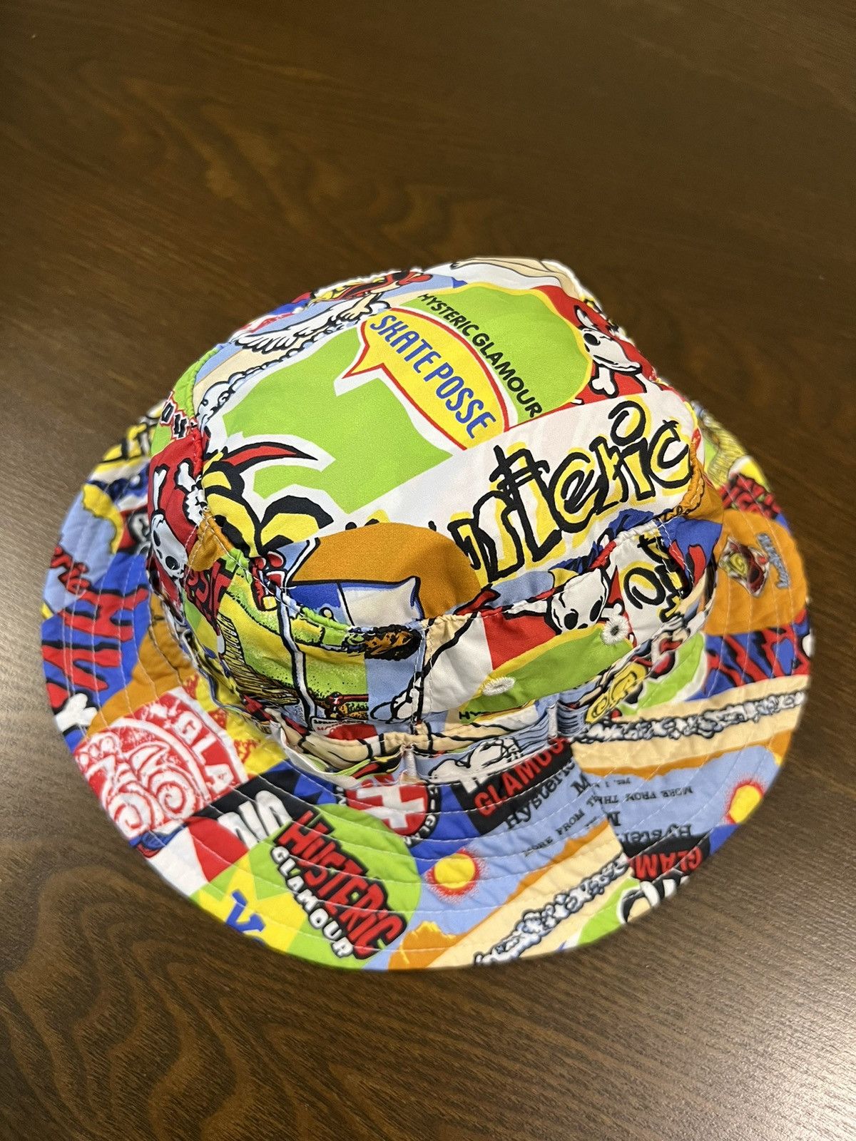 Hook-Ups × Hysteric Glamour Hysteric Glamour Multicolour Jacquard Print Skate Bucket Hat Size ONE SIZE - 5 Thumbnail