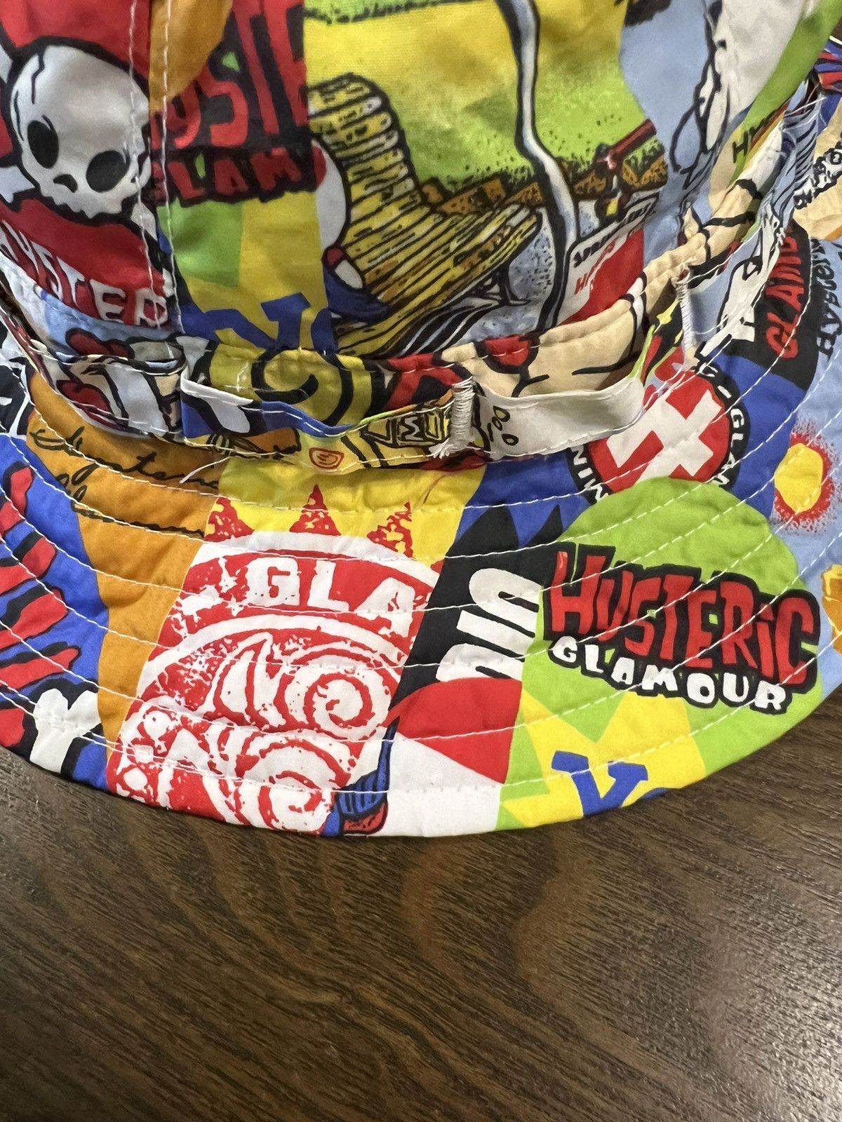 Hook-Ups × Hysteric Glamour Hysteric Glamour Multicolour Jacquard Print Skate Bucket Hat Size ONE SIZE - 7 Thumbnail