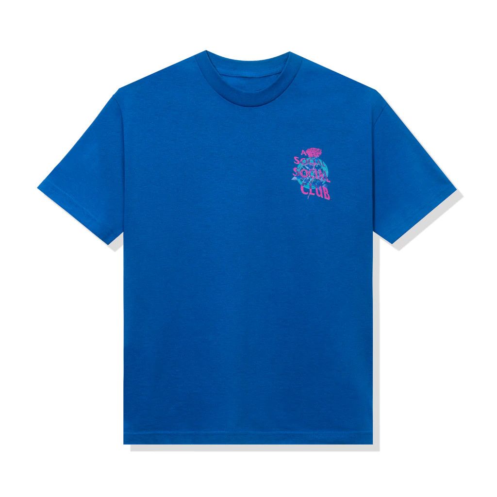 Anti Social Social Club DS ASSC Out Of Time Blue Tee FTP FOG CDG BAPE KITH KAWS OOTD Size US L / EU 52-54 / 3 - 4 Thumbnail