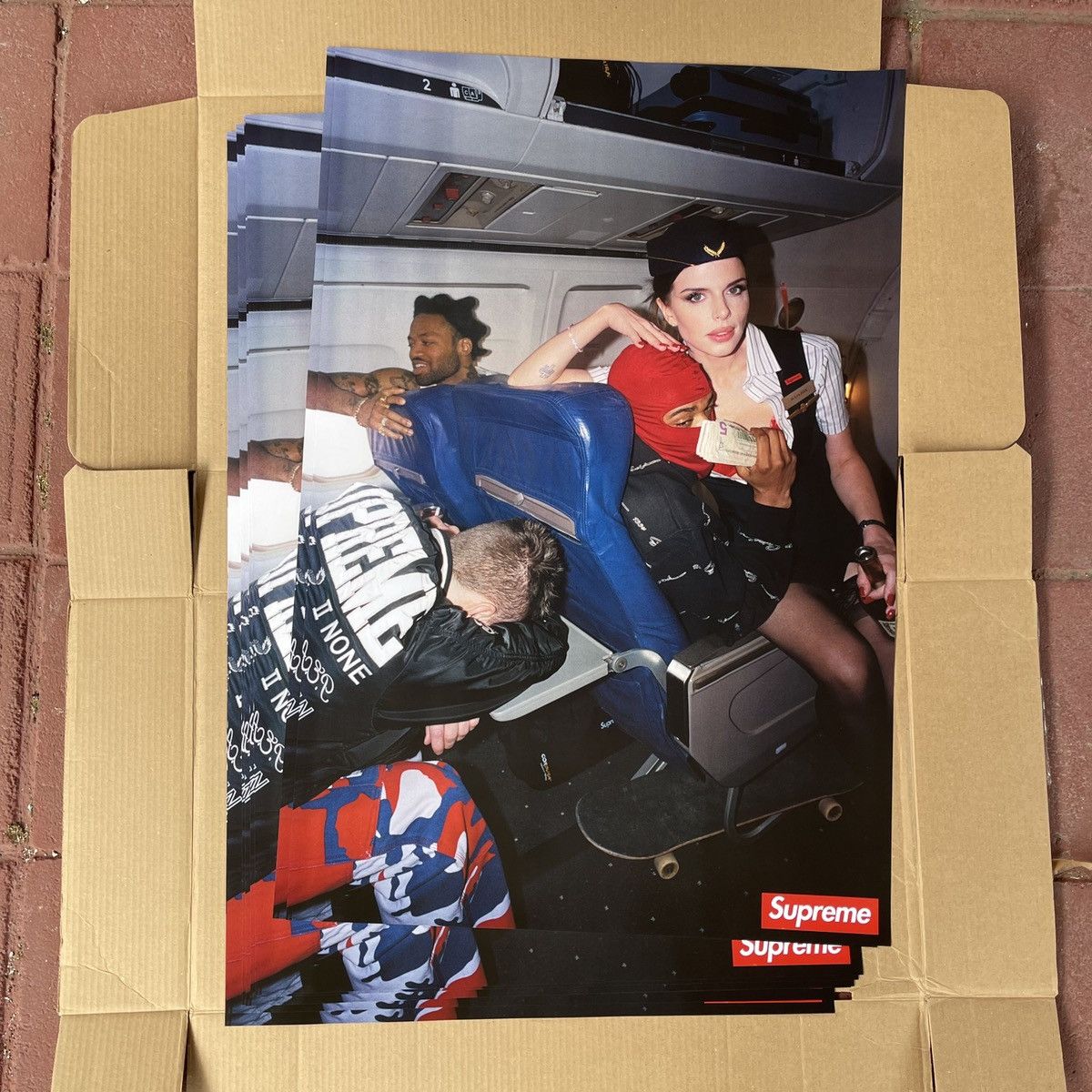 Supreme Supreme 2003 calendar by Terry Richardson with poster