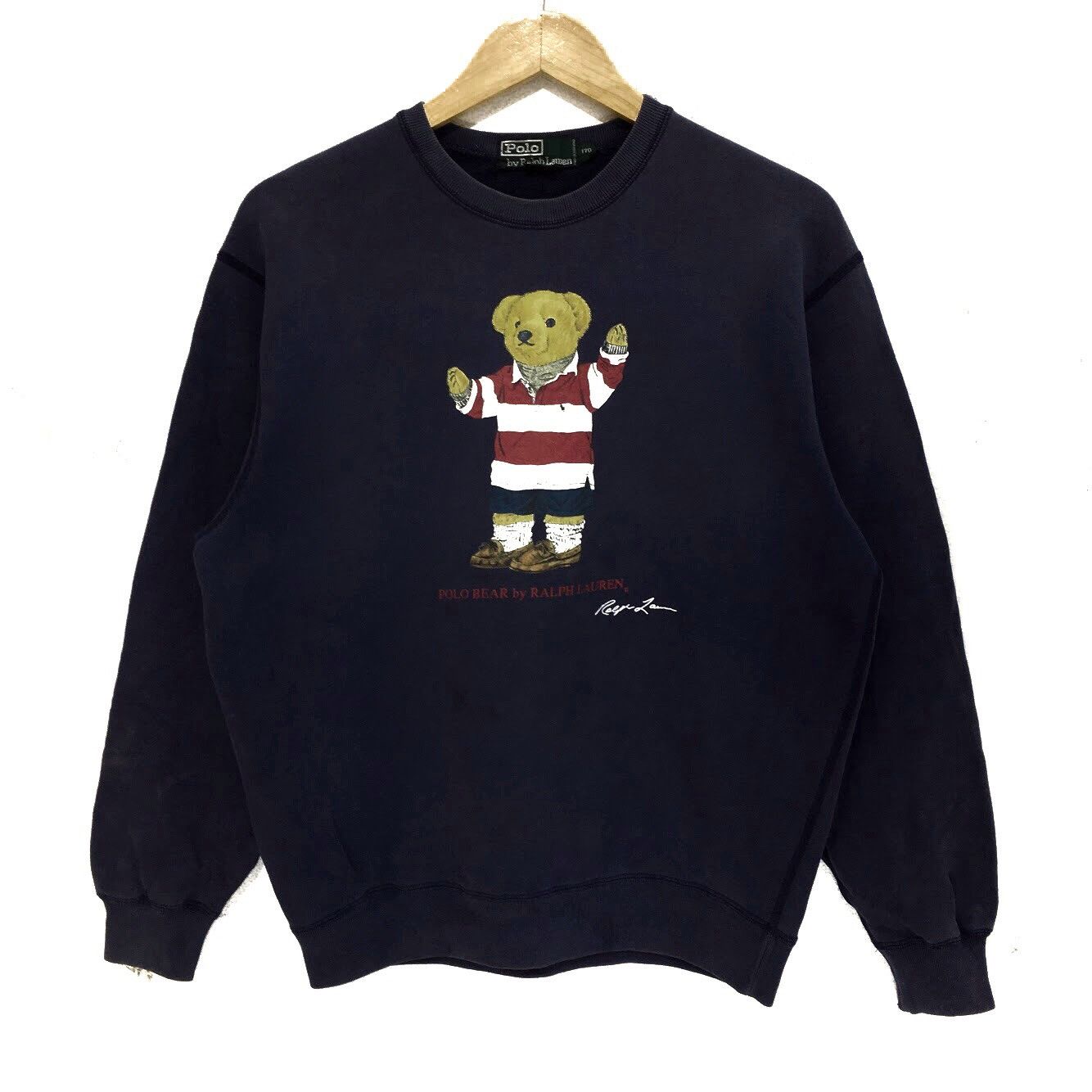Polo Ralph Lauren Vintage POLO BEAR Ralph Lauren Sweatshirt Size US S / EU 44-46 / 1 - 1 Thumbnail