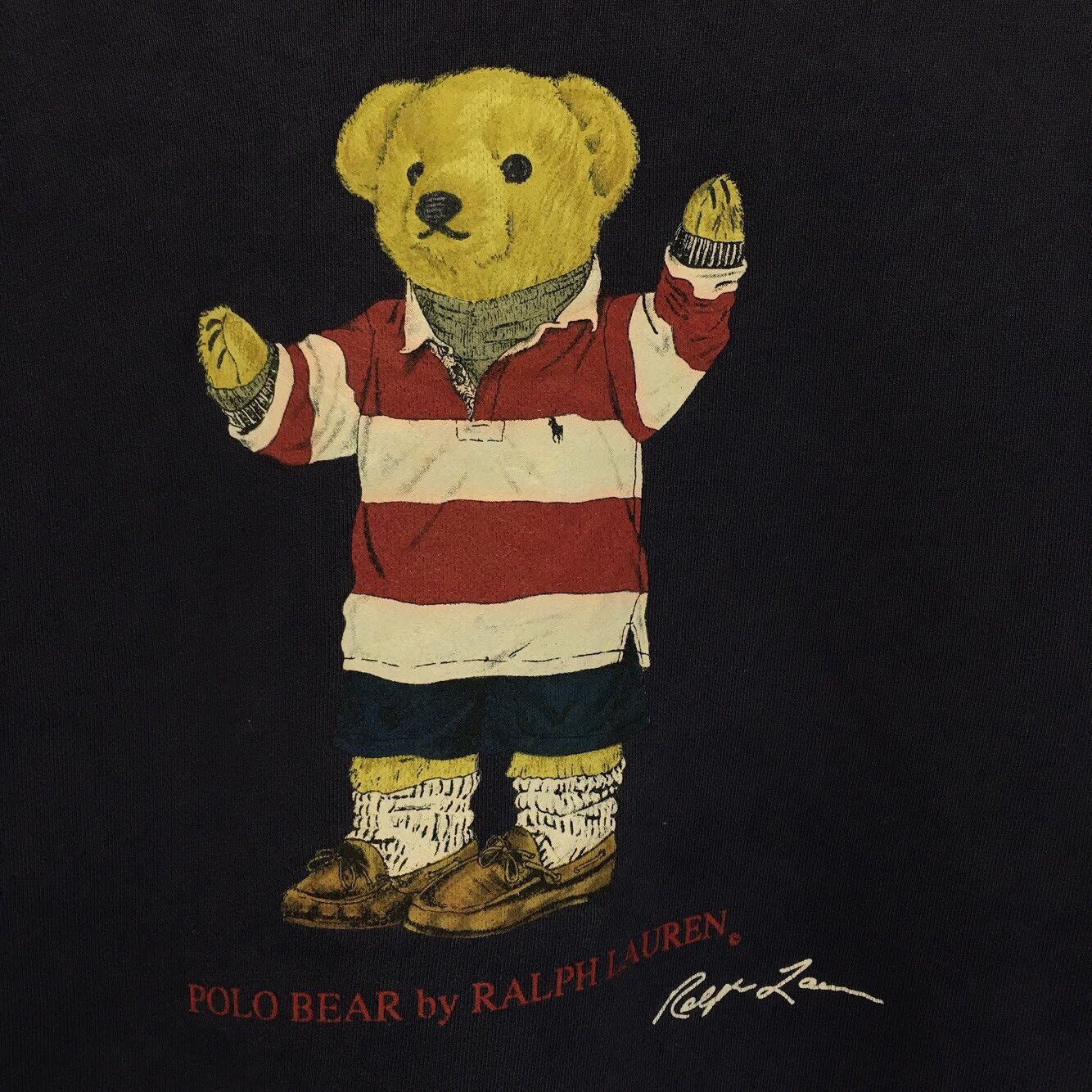Polo Ralph Lauren Vintage POLO BEAR Ralph Lauren Sweatshirt Size US S / EU 44-46 / 1 - 3 Thumbnail
