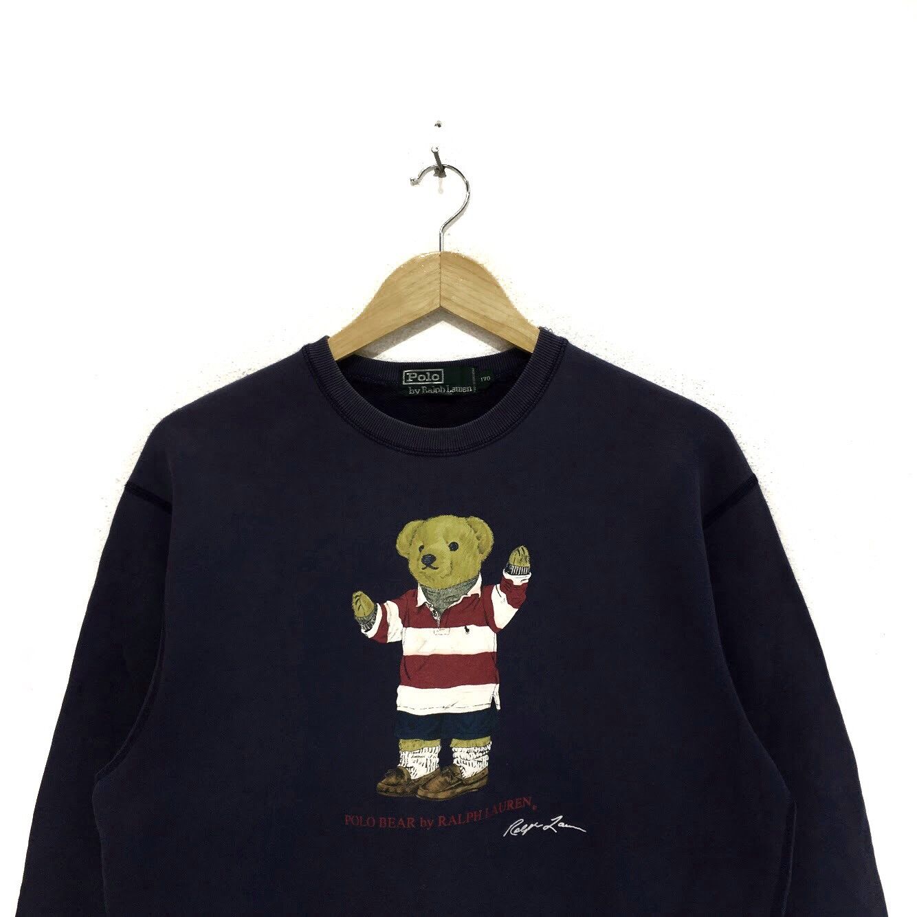 Polo Ralph Lauren Vintage POLO BEAR Ralph Lauren Sweatshirt Size US S / EU 44-46 / 1 - 2 Thumbnail
