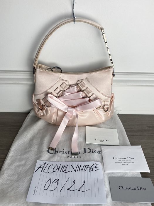 Christian Dior Pink Satin Ballet Evening Bag - Christian Dior