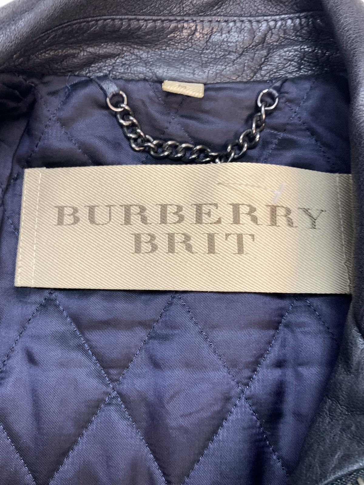 Burberry Extremely rare Burberry Brit leather biker jacket Size US M / EU 48-50 / 2 - 17 Thumbnail