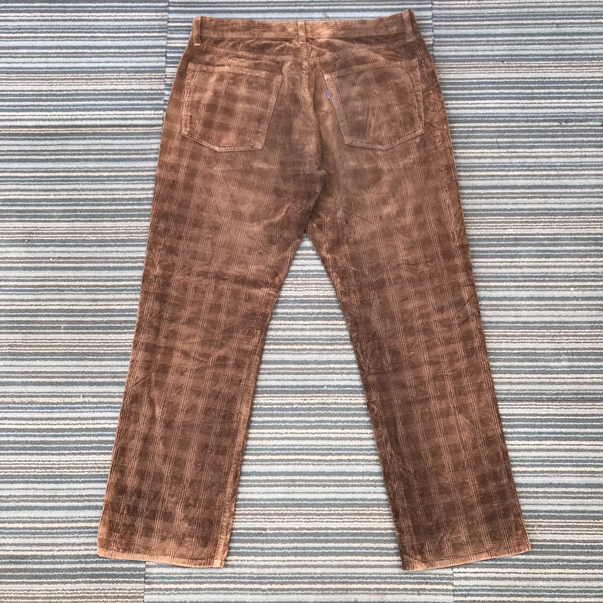 Beams Plus Vintage Beams Checkered Corduroy Pants Size US 32 / EU 48 - 14 Thumbnail
