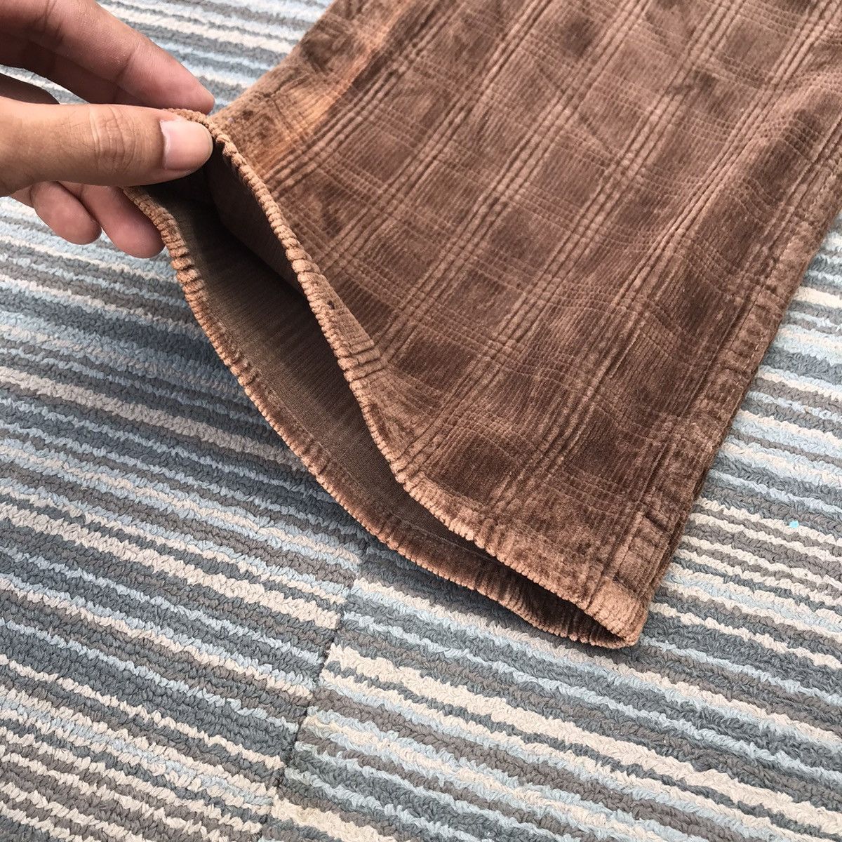 Beams Plus Vintage Beams Checkered Corduroy Pants Size US 32 / EU 48 - 6 Thumbnail