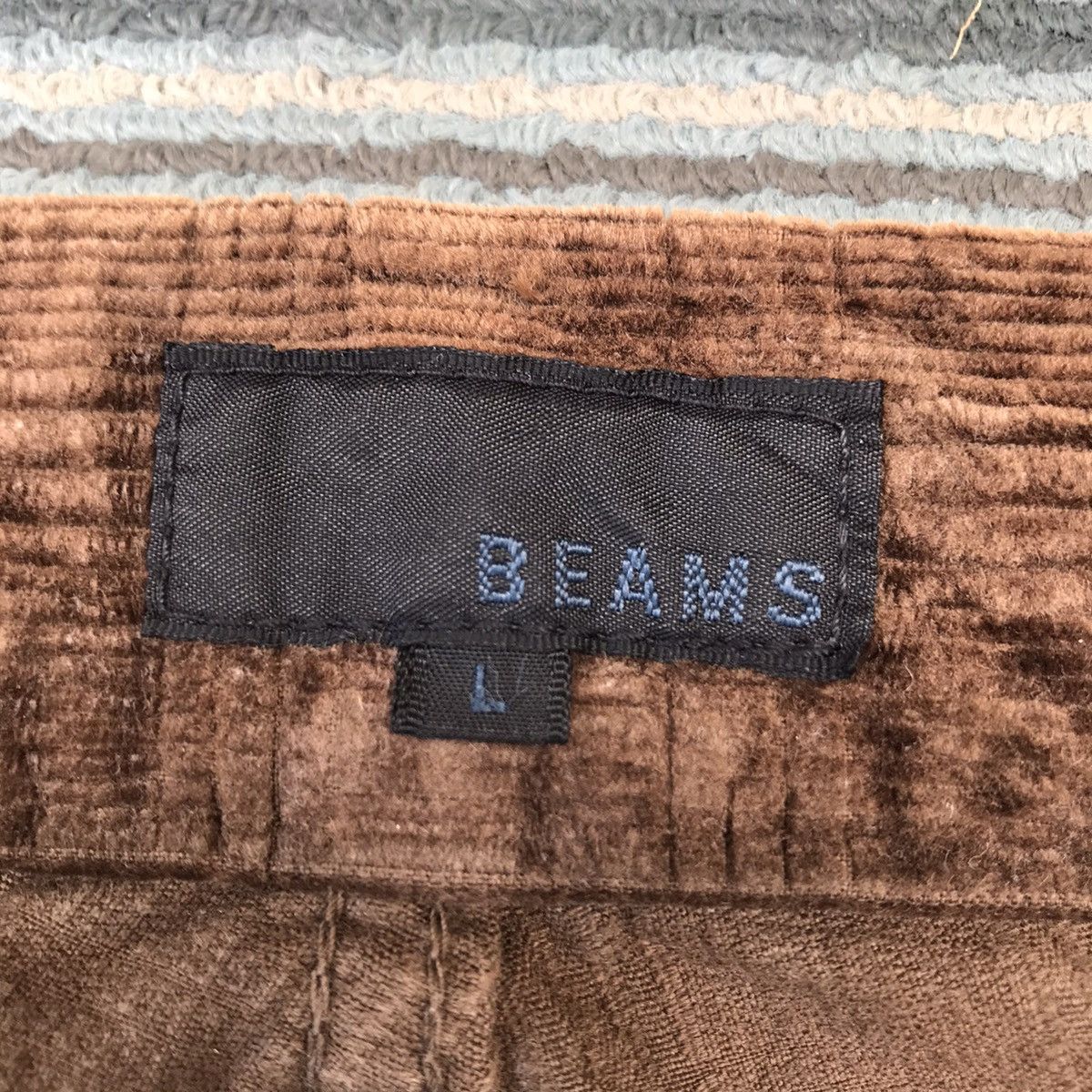 Beams Plus Vintage Beams Checkered Corduroy Pants Size US 32 / EU 48 - 10 Thumbnail