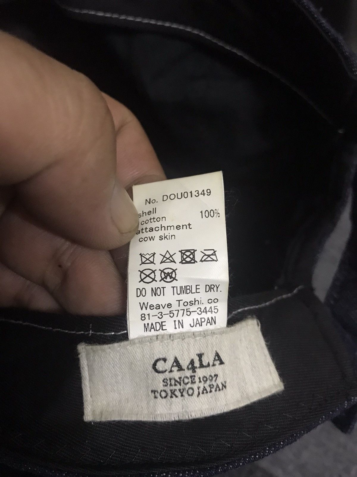 CA4LA BSC109 CA4LA Denim Cap Size ONE SIZE - 7 Thumbnail