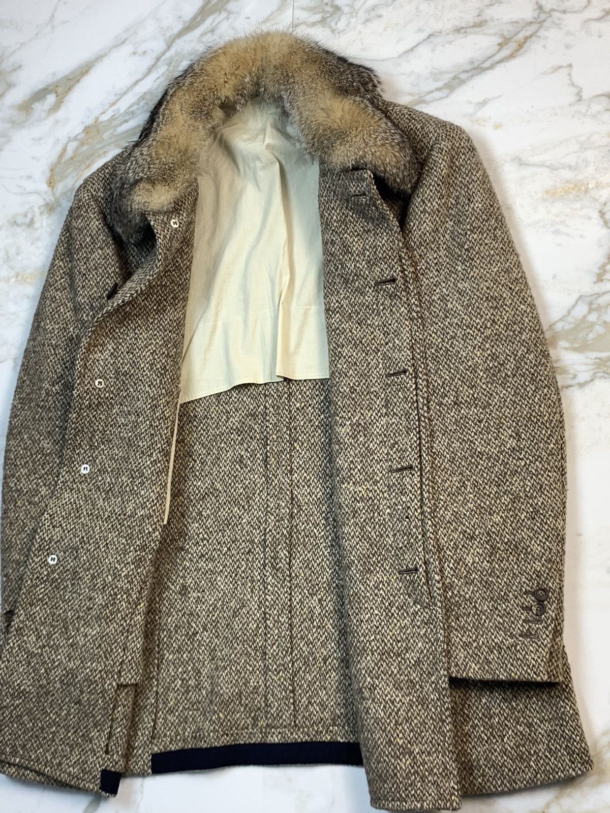 Brunello Cucinelli Extremely Rare Brunello Cucinelli 100% wool coat Size US XL / EU 56 / 4 - 9 Thumbnail