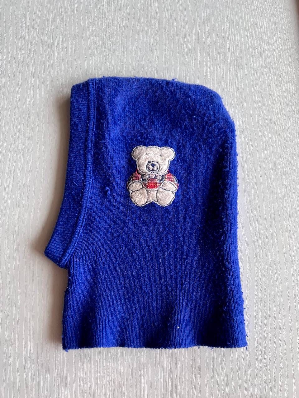Designer × Handmade 90s Bear Balaclava Hat/Cap/Snowhat/Snowcap Balaclava Size ONE SIZE - 1 Thumbnail