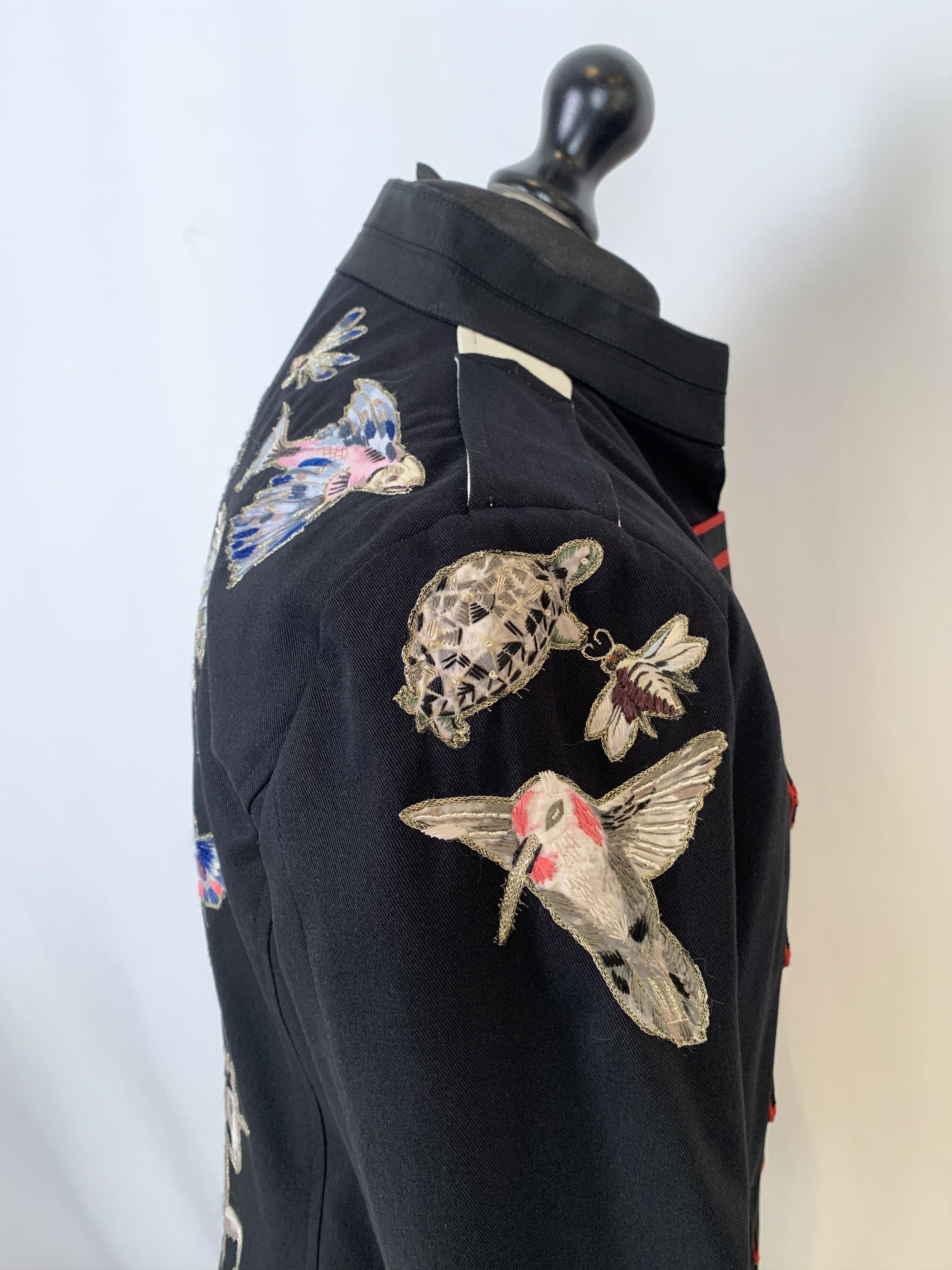 Valentino Valentino Animal Embroidered Military Jacket Size US L / EU 52-54 / 3 - 9 Thumbnail