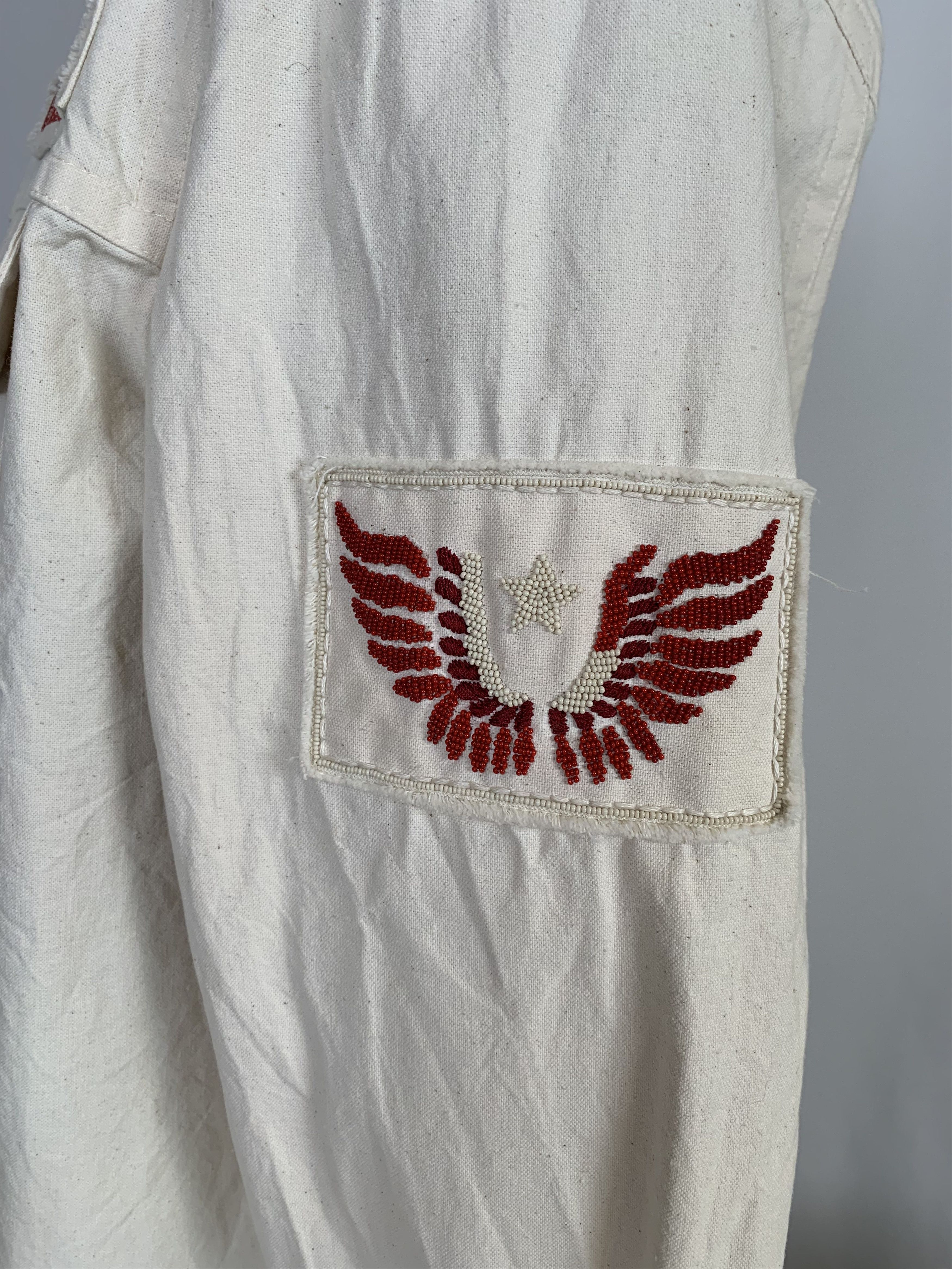 Valentino Valentino Embroidered Denim Jacket Size US L / EU 52-54 / 3 - 6 Thumbnail