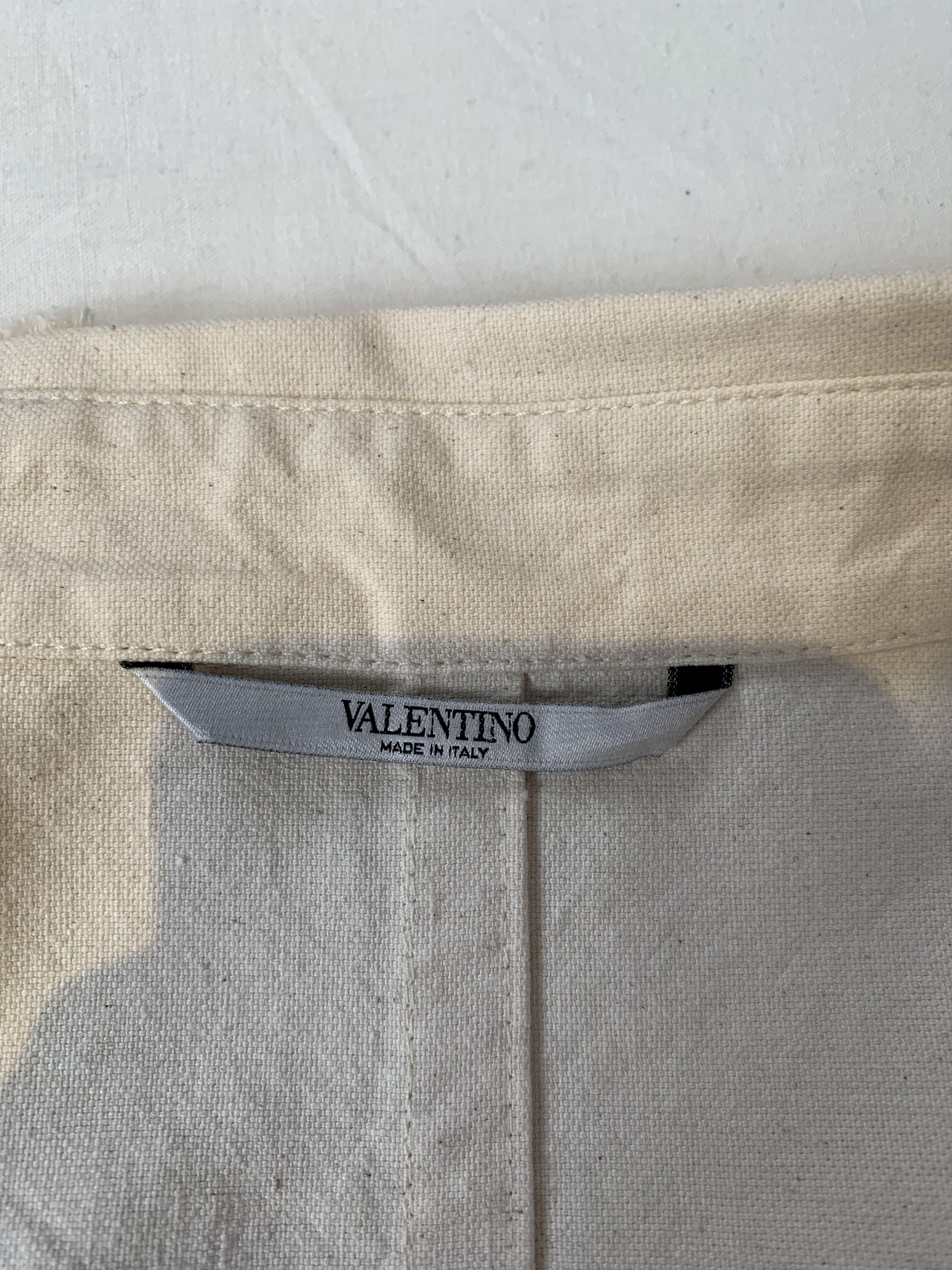 Valentino Valentino Embroidered Denim Jacket Size US L / EU 52-54 / 3 - 10 Thumbnail