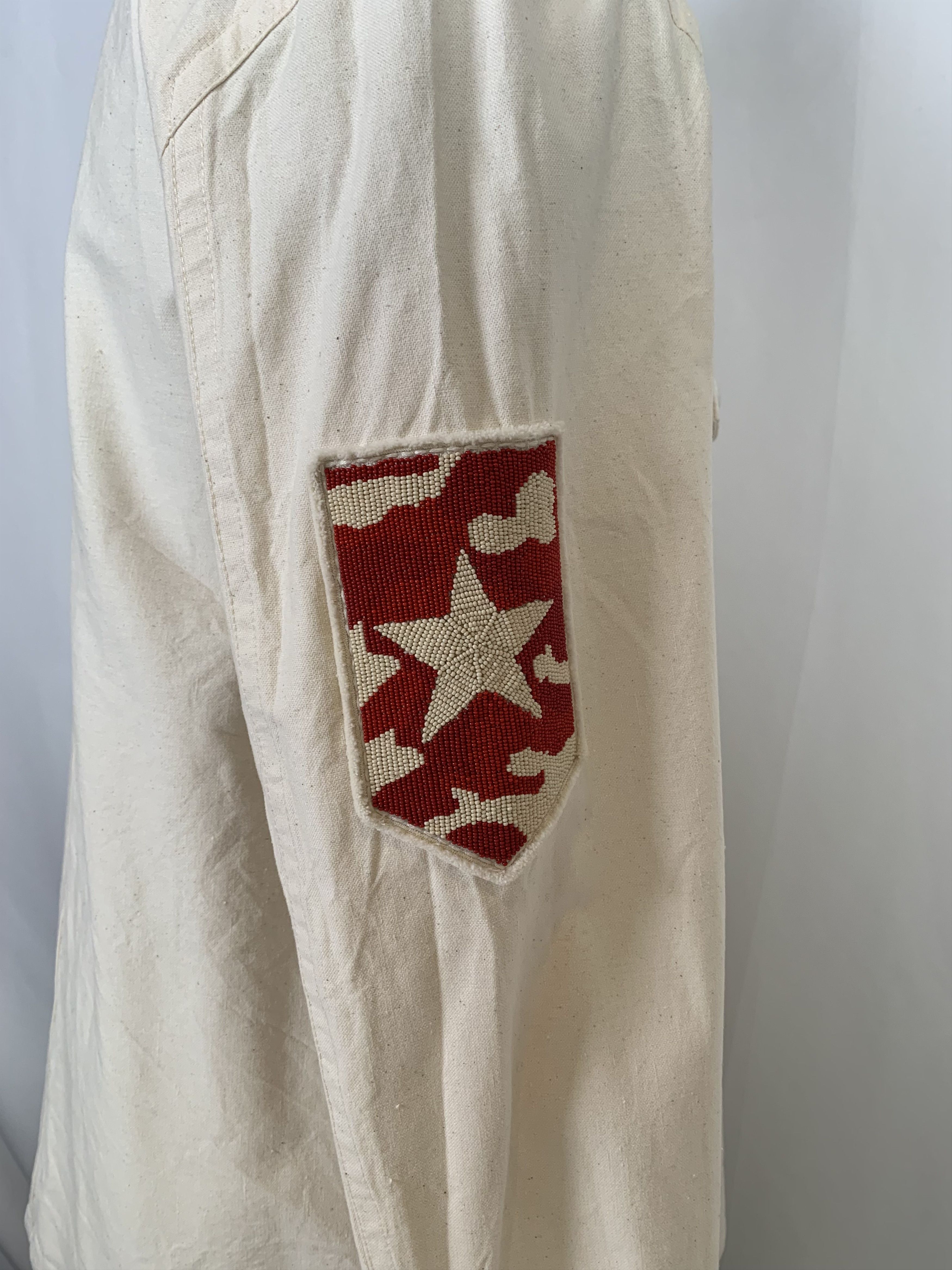 Valentino Valentino Embroidered Denim Jacket Size US L / EU 52-54 / 3 - 8 Thumbnail