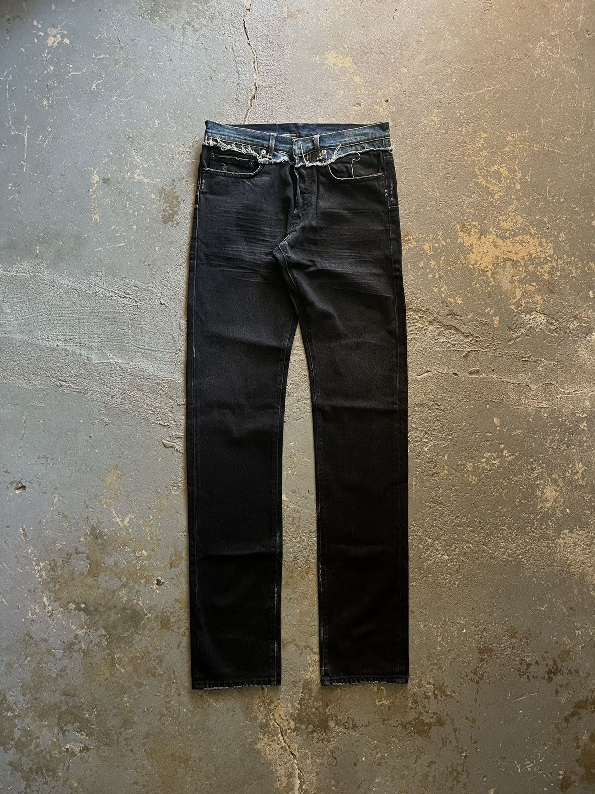 Dior AW06 Cummerbund Runway Jeans | Grailed
