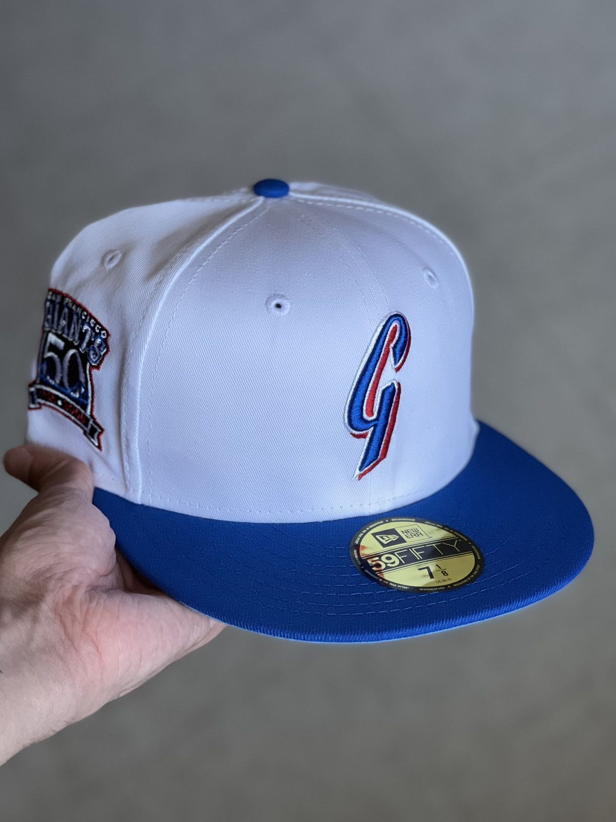 MLB × New Era 4UCAPs Exclusive “Grey Goose” San Francisco Giants 7 1/8 Size ONE SIZE - 1 Thumbnail