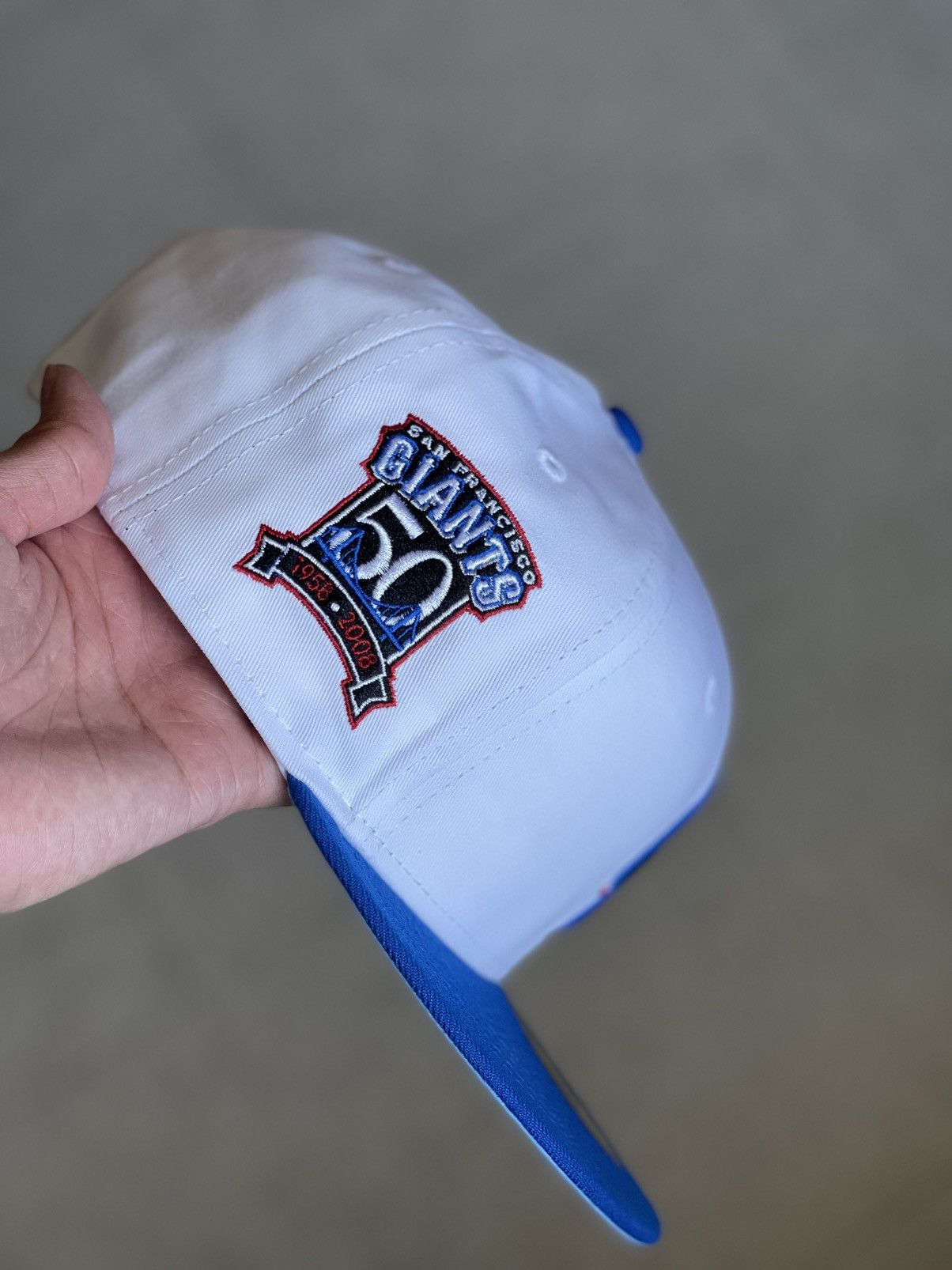 MLB × New Era 4UCAPs Exclusive “Grey Goose” San Francisco Giants 7 1/8 Size ONE SIZE - 3 Thumbnail