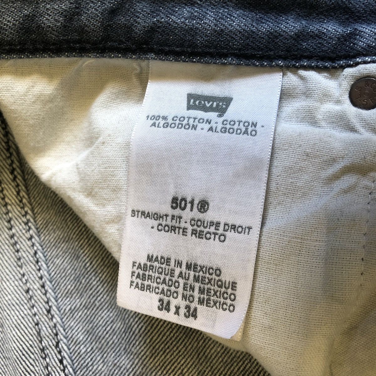 Levi's Vintage Levi’s 501 XX Buttonfly Navy Wash Denim Jeans 34x32 Size US 34 / EU 50 - 11 Thumbnail