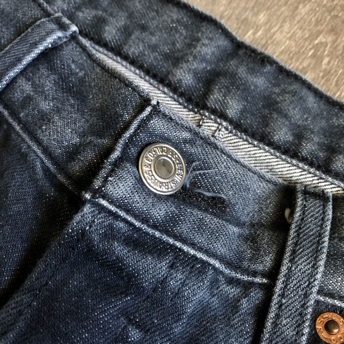 Levi's Vintage Levi’s 501 XX Buttonfly Navy Wash Denim Jeans 34x32 Size US 34 / EU 50 - 9 Thumbnail