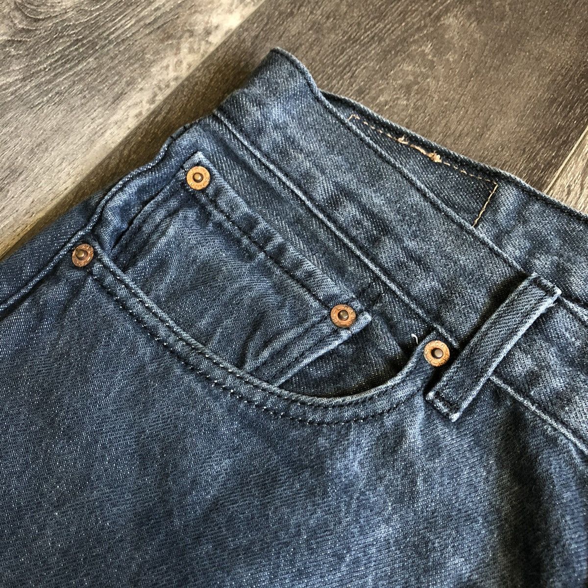 Levi's Vintage Levi’s 501 XX Buttonfly Navy Wash Denim Jeans 34x32 Size US 34 / EU 50 - 8 Thumbnail