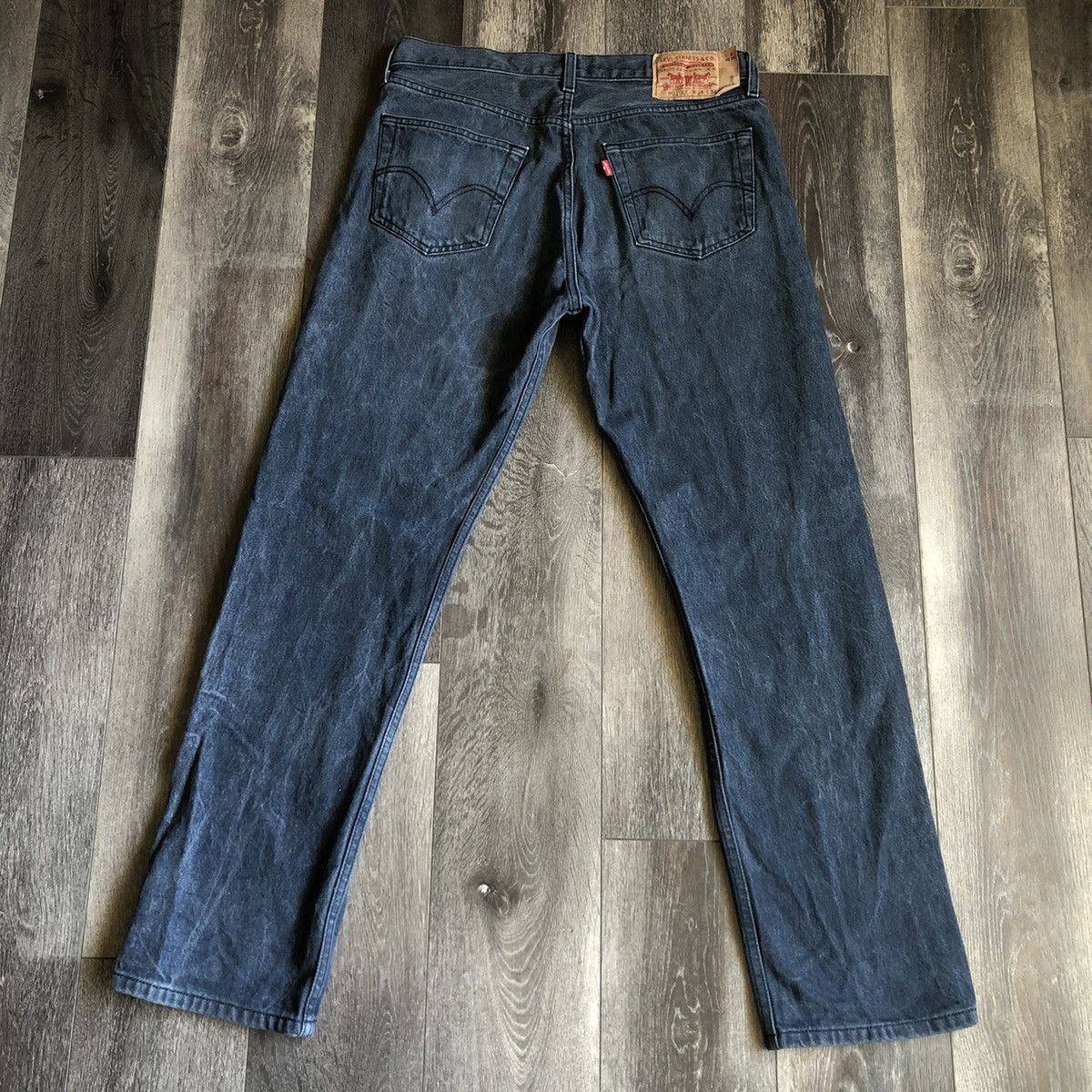 Levi's Vintage Levi’s 501 XX Buttonfly Navy Wash Denim Jeans 34x32 Size US 34 / EU 50 - 1 Thumbnail