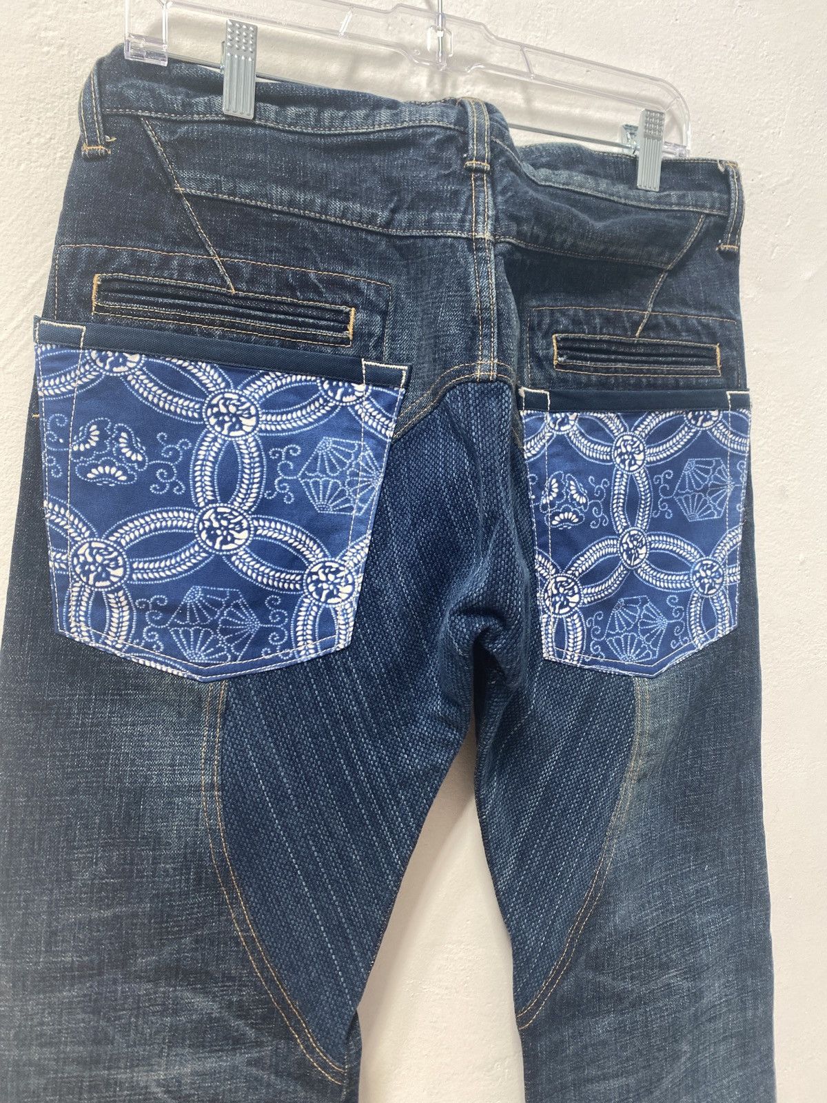 Junya Watanabe AW14 Boro Patterned Jeans Size US 32 / EU 48 - 3 Thumbnail