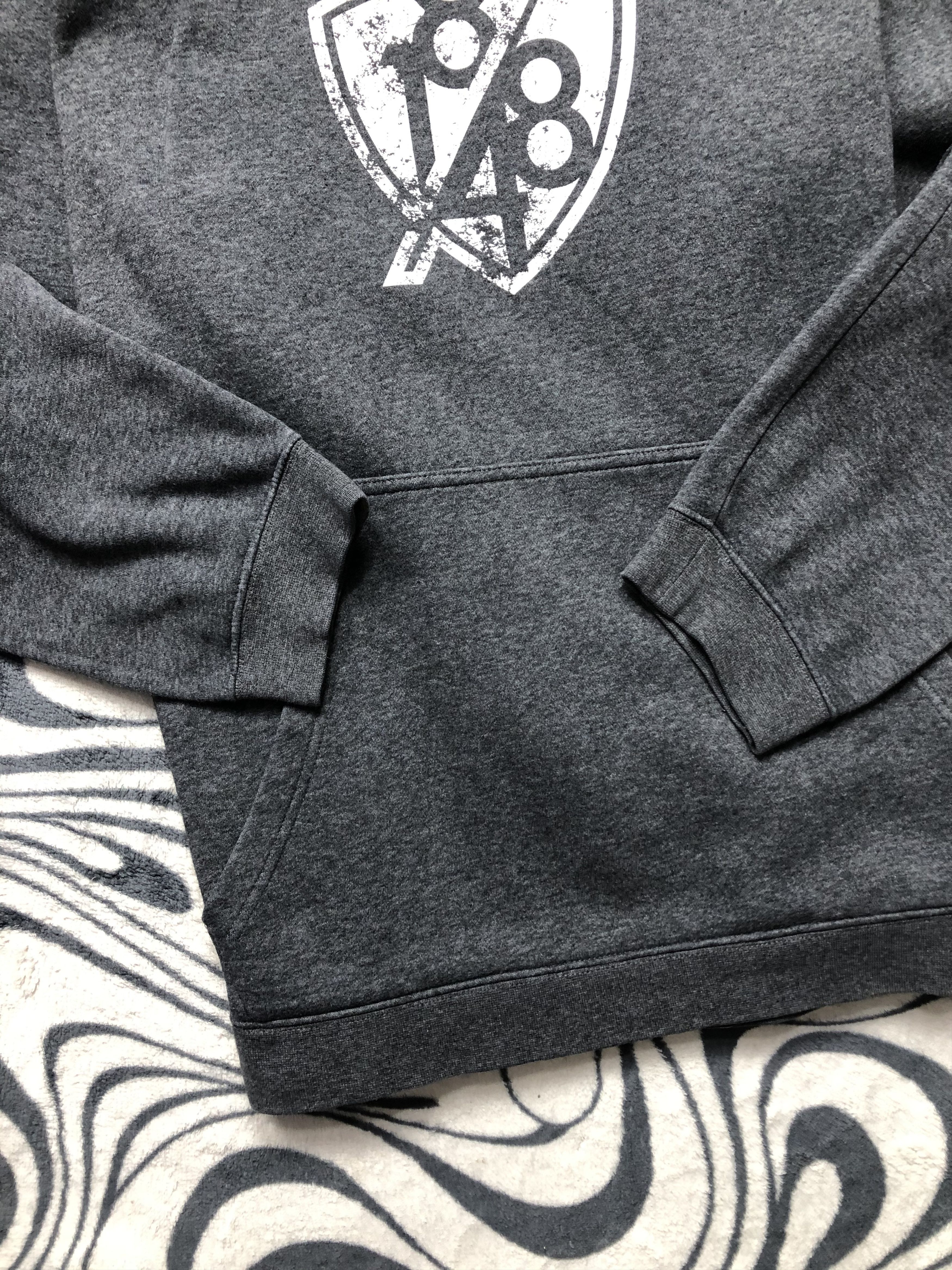 Nike × Vintage Nike Mens Hoodie Y2K Drill Swoosh Size US XXL / EU 58 / 5 - 3 Thumbnail