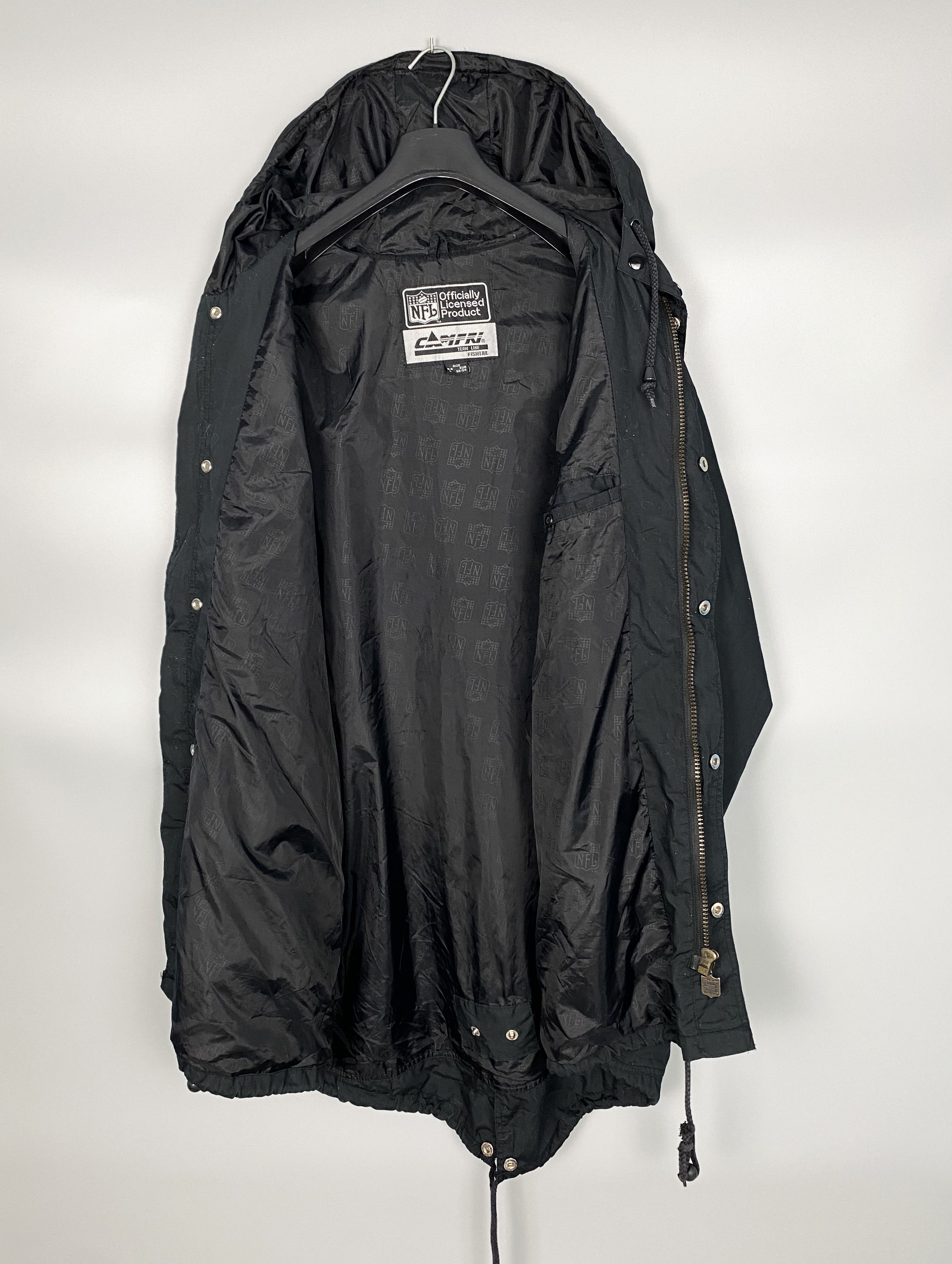 NFL RARE 1991 Vintage Oakland Los Angeles Raiders NFL Fishtail Size US L / EU 52-54 / 3 - 15 Thumbnail