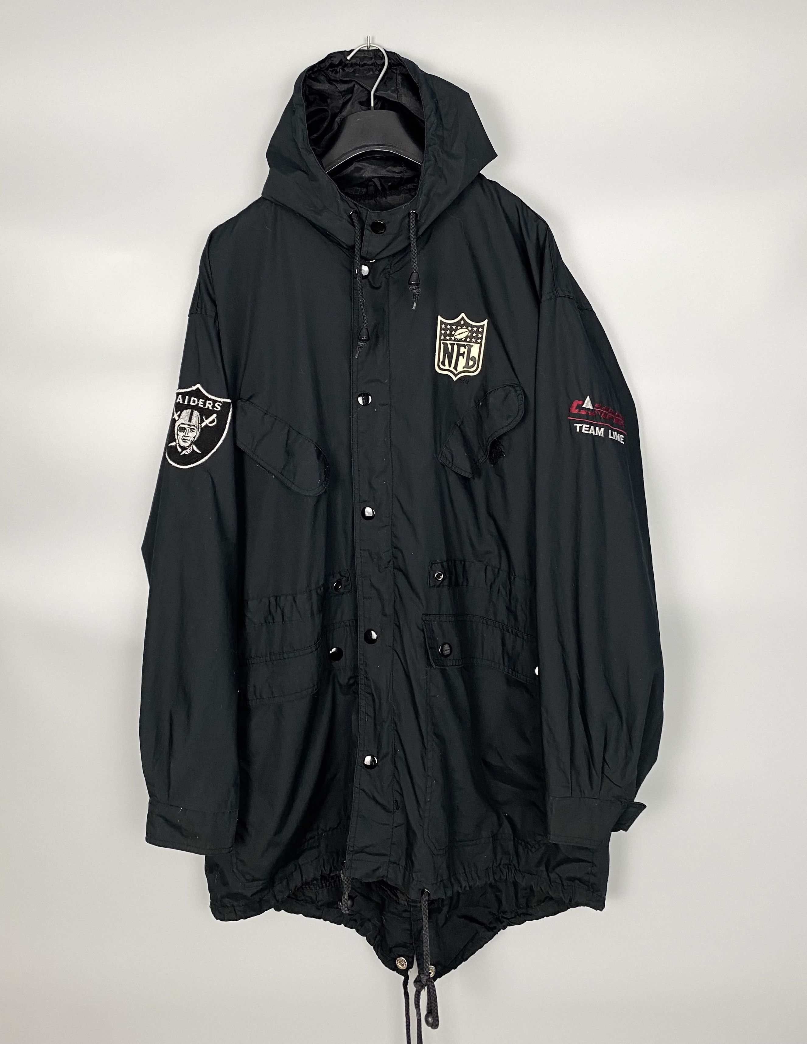 NFL RARE 1991 Vintage Oakland Los Angeles Raiders NFL Fishtail Size US L / EU 52-54 / 3 - 7 Thumbnail