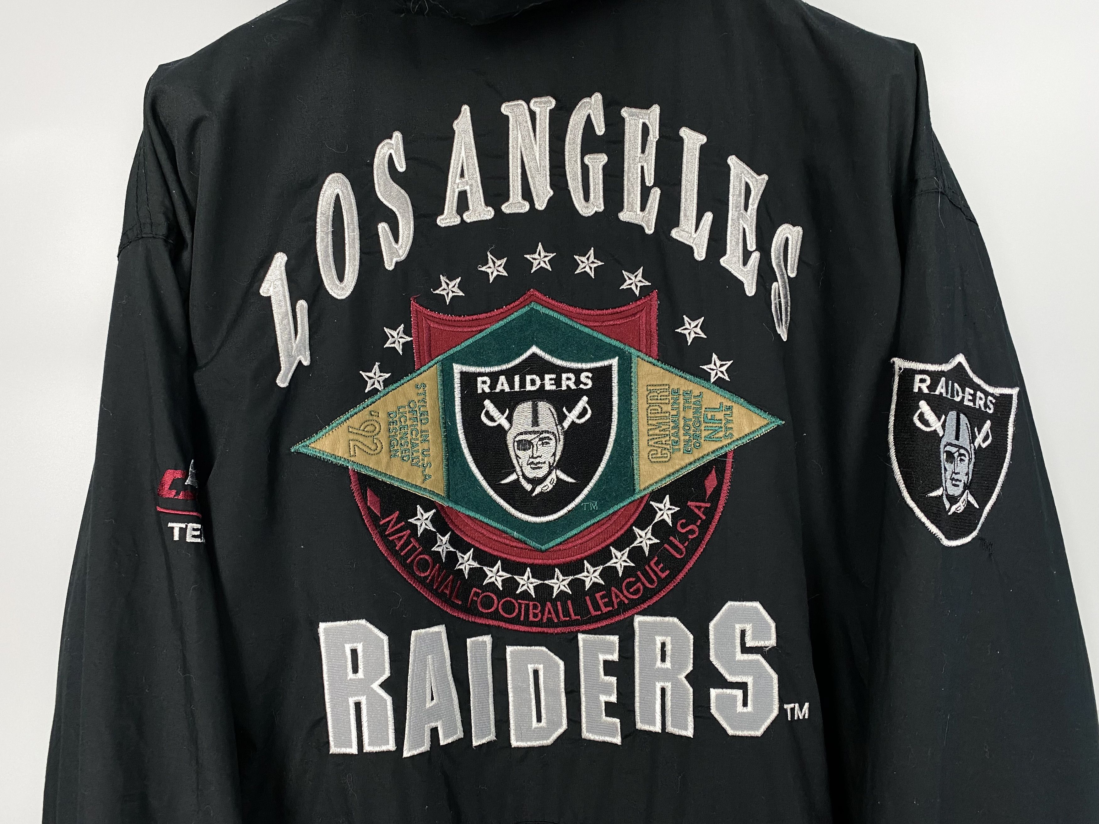 NFL RARE 1991 Vintage Oakland Los Angeles Raiders NFL Fishtail Size US L / EU 52-54 / 3 - 4 Thumbnail