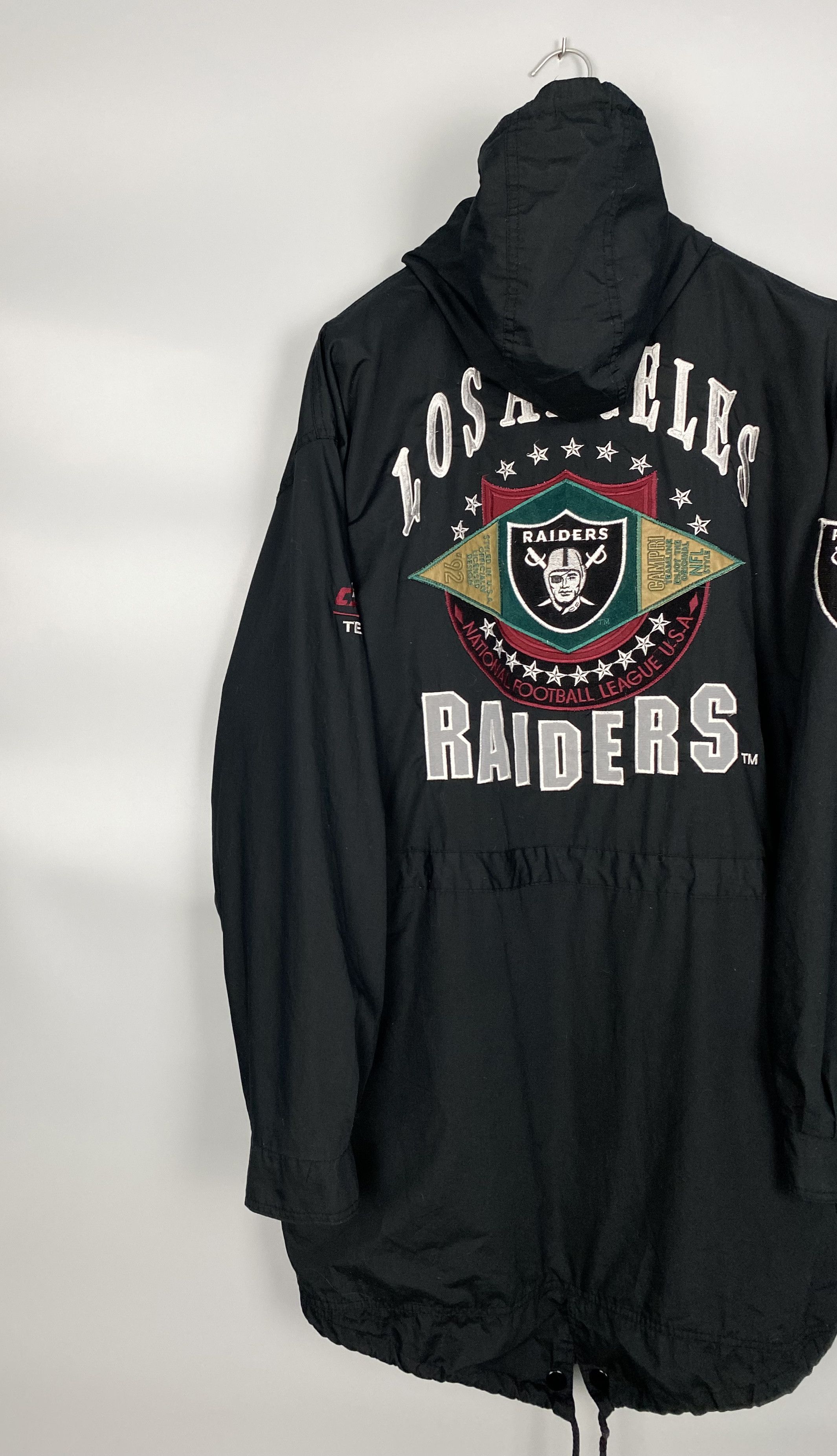 NFL RARE 1991 Vintage Oakland Los Angeles Raiders NFL Fishtail Size US L / EU 52-54 / 3 - 2 Thumbnail